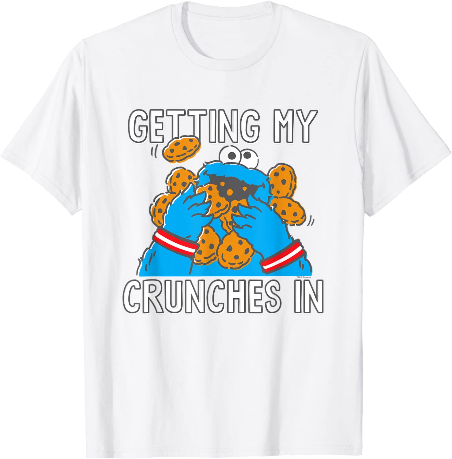 Sesame Street Cookie Monster My Crunches T-Shirt