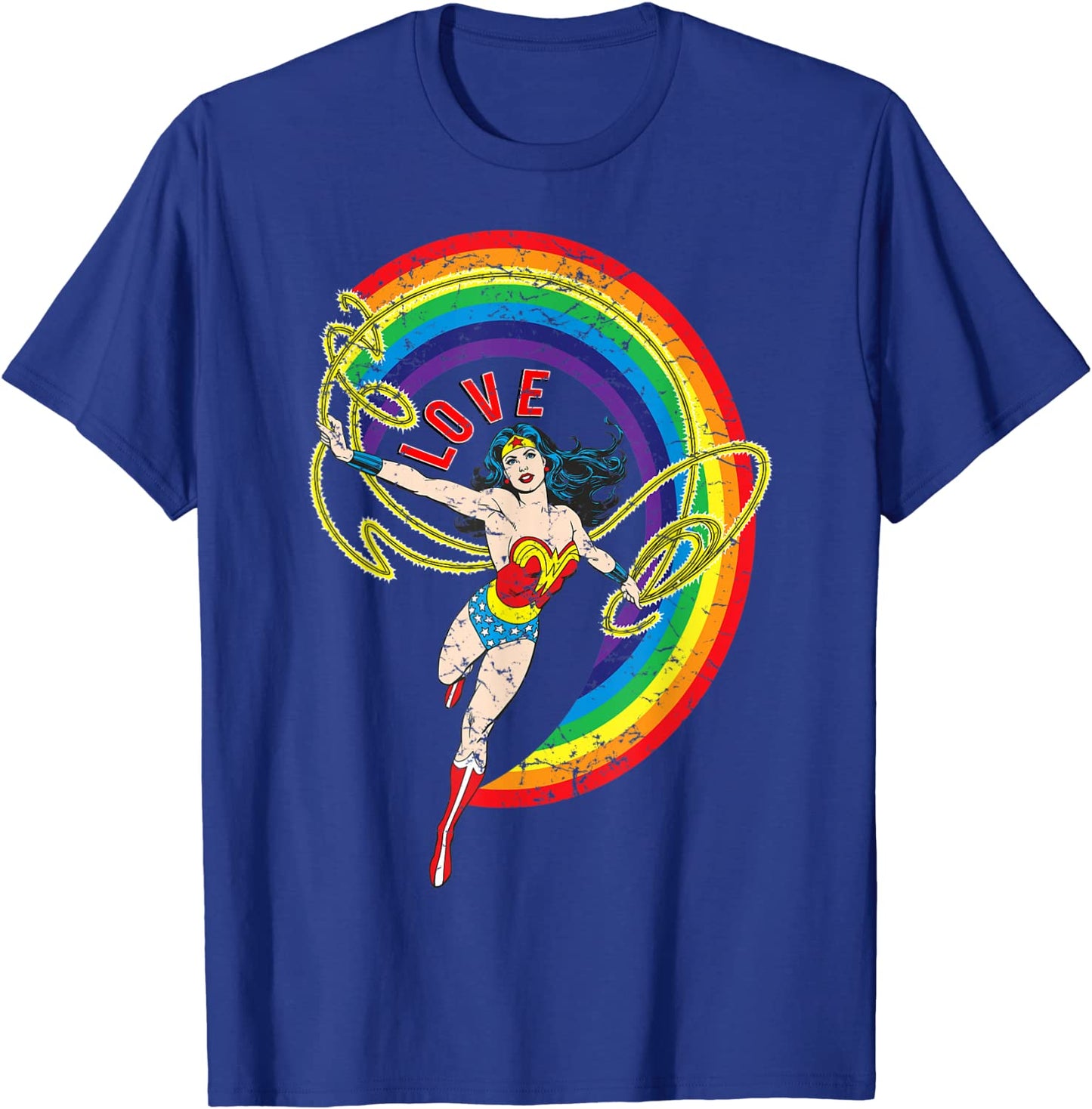 US DC Wonder Woman Rainbow Love 01 T-Shirt