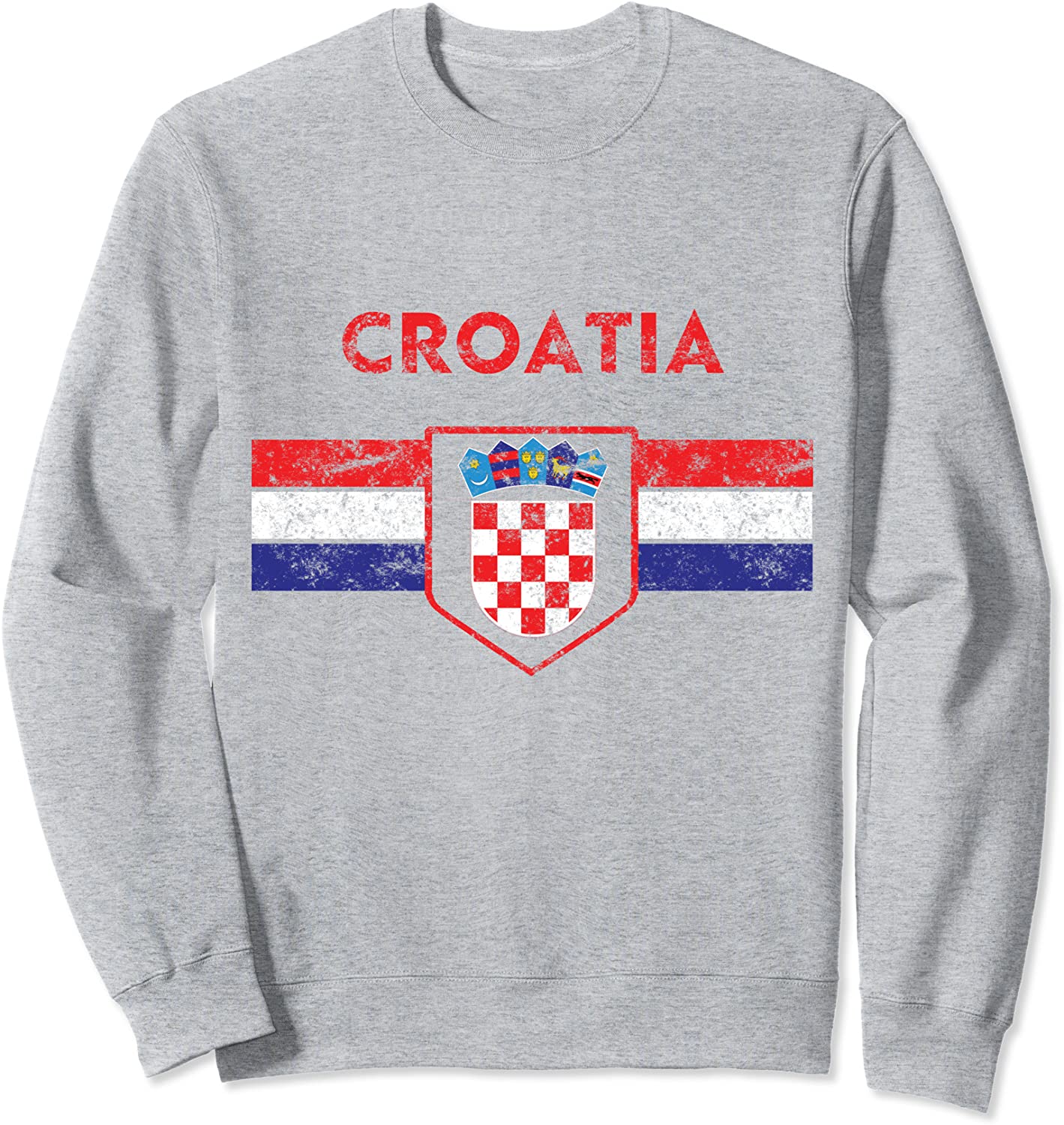Croatia Soccer Croatian Jersey Shirt Fan Hrvatska Nogomet Sweatshirt