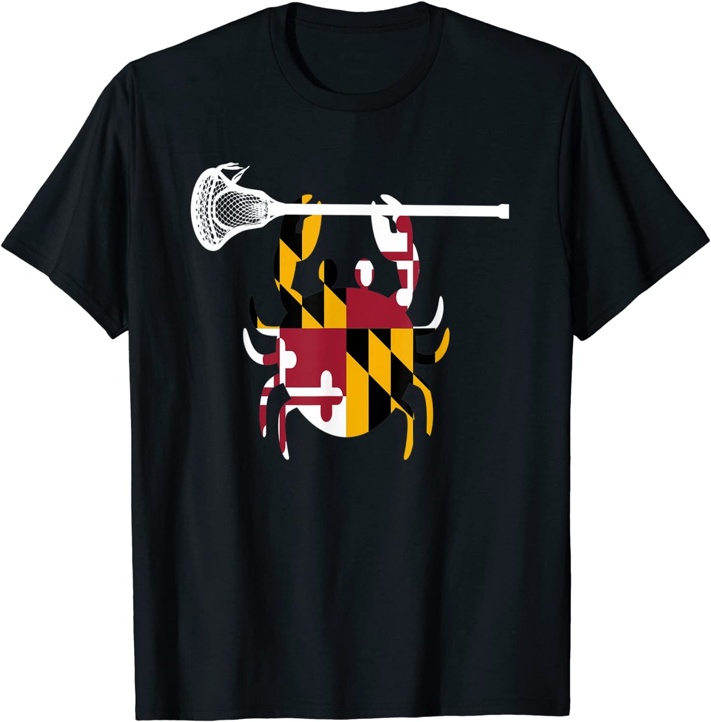 Maryland Crab Lacrosse Boys Stick LAX Sister Brother T-Shirt