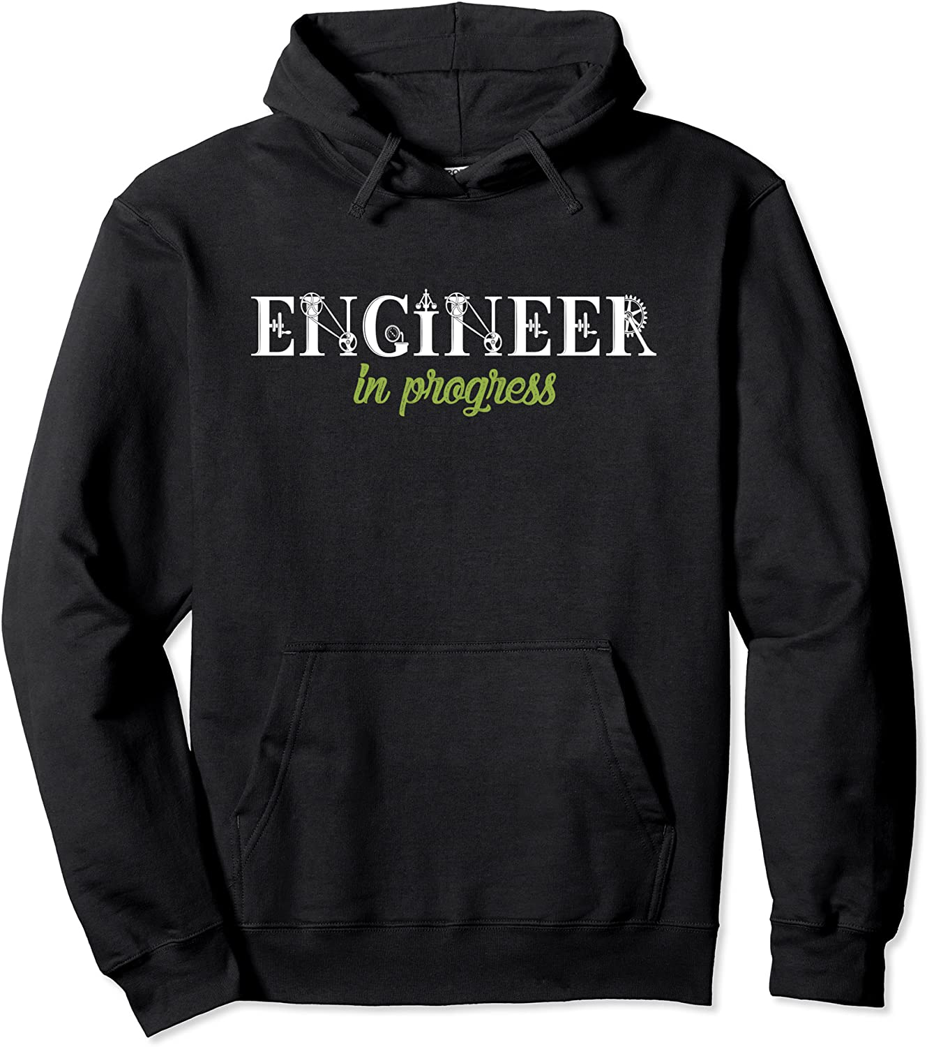 Funny Engineering Student Gift Engineer In Progress Phrase Pullover Hoodie
