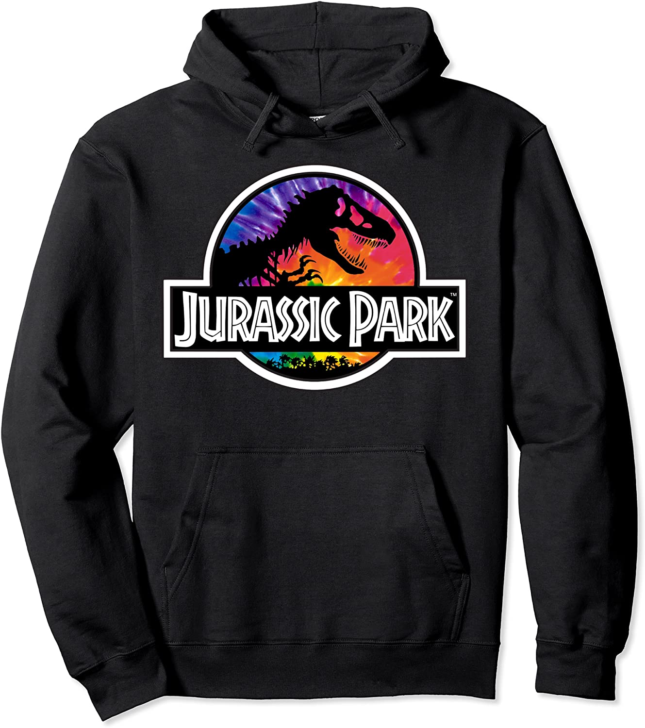 Jurassic Park Tie Dye Classic Logo Hoodie