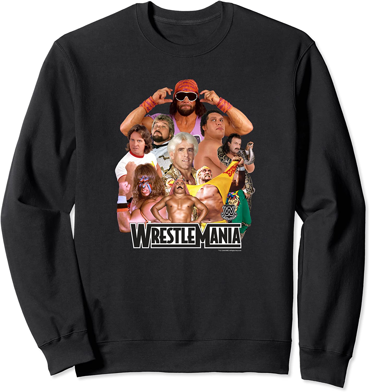 WWE Wrestlemania Collage Sweatshirt