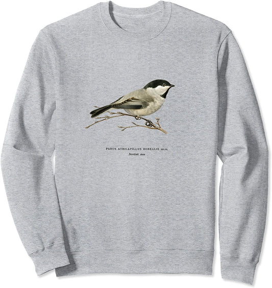 Chickadee bird watching Sweatshirt