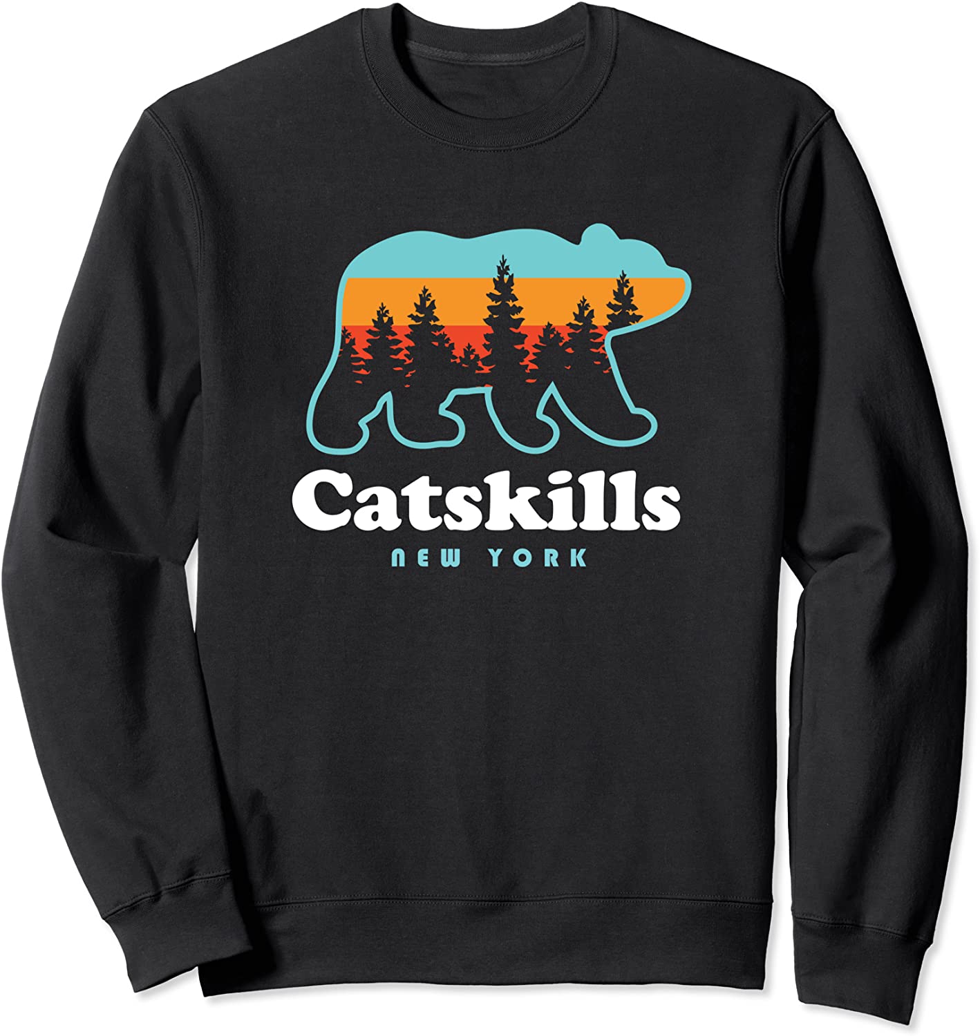 Catskills NY Bear Mountains Camping Hiking New York Sweatshirt