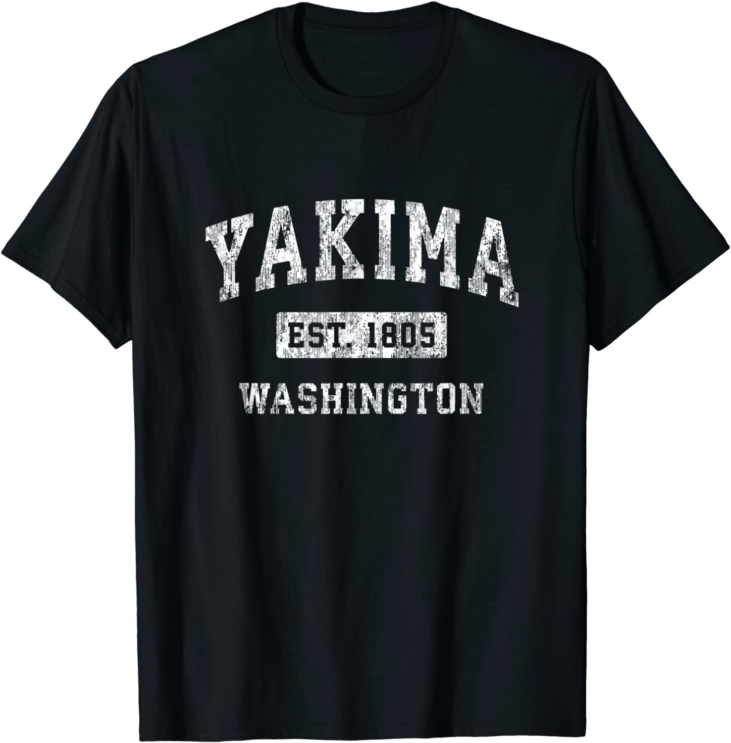 Yakima Washington WA Vintage Established Sports Design T-Shirt