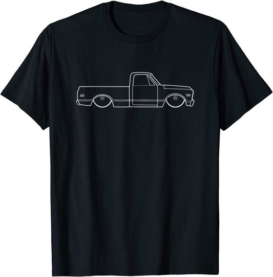 67-72 Classic Pickup Truck T Shirt Slammed Lowered Airride