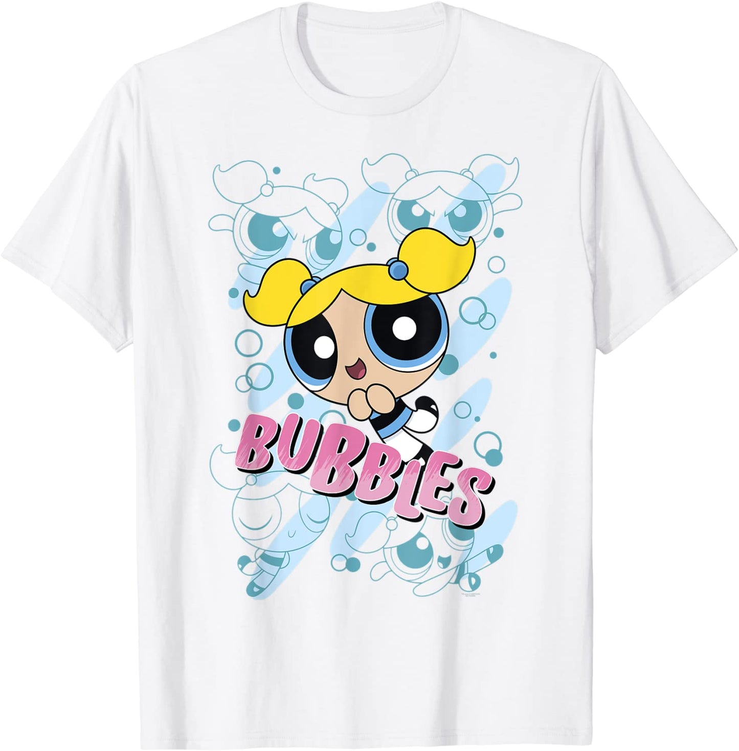 CN The Powerpuff Girls Bubbles Moves T-Shirt