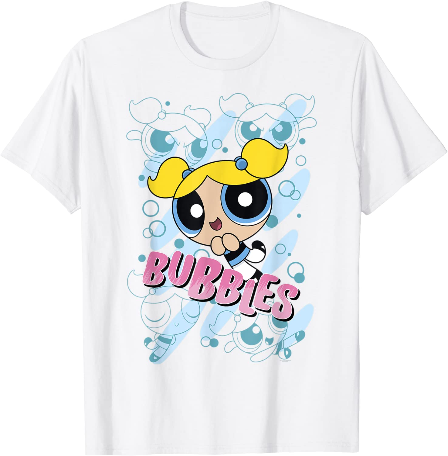 CN The Powerpuff Girls Bubbles Moves T-Shirt