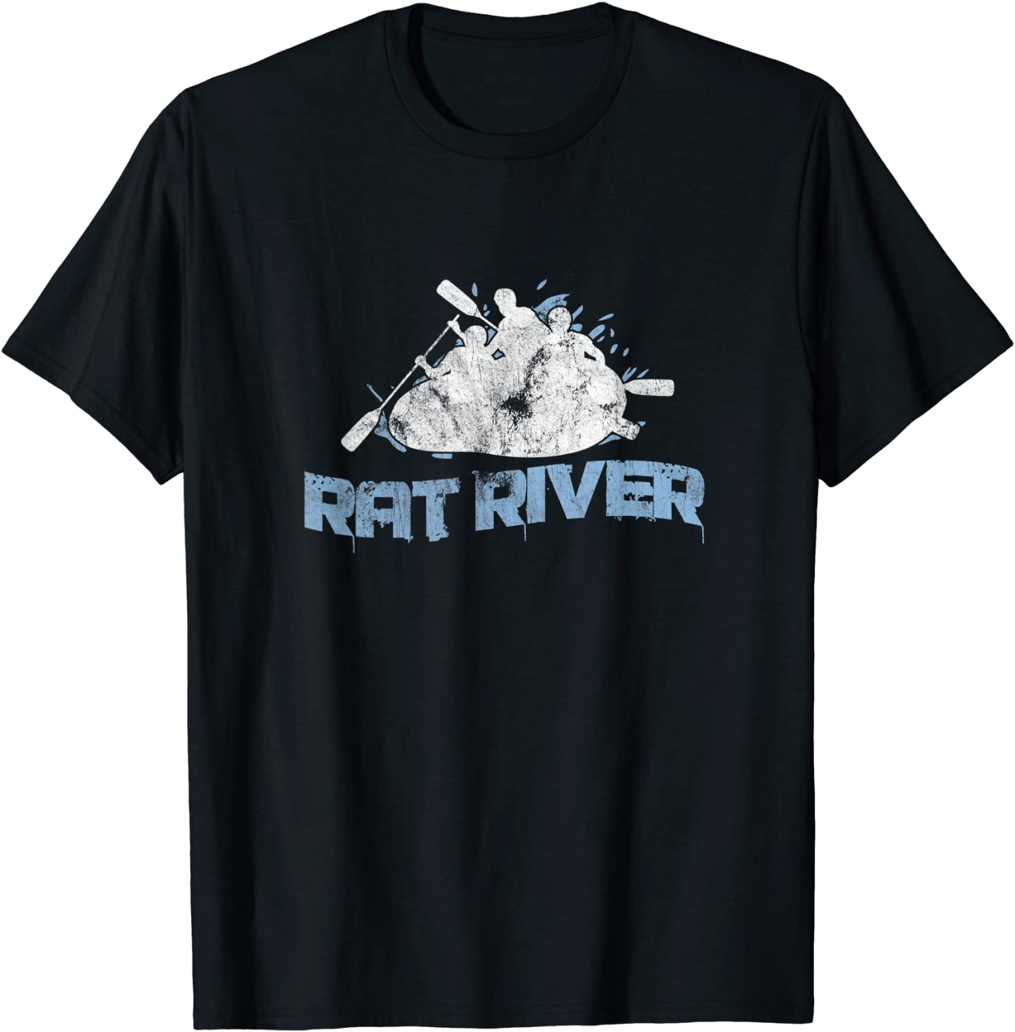 Rafter Water Sports Buddies Whitewater River Rat Rafting T-Shirt