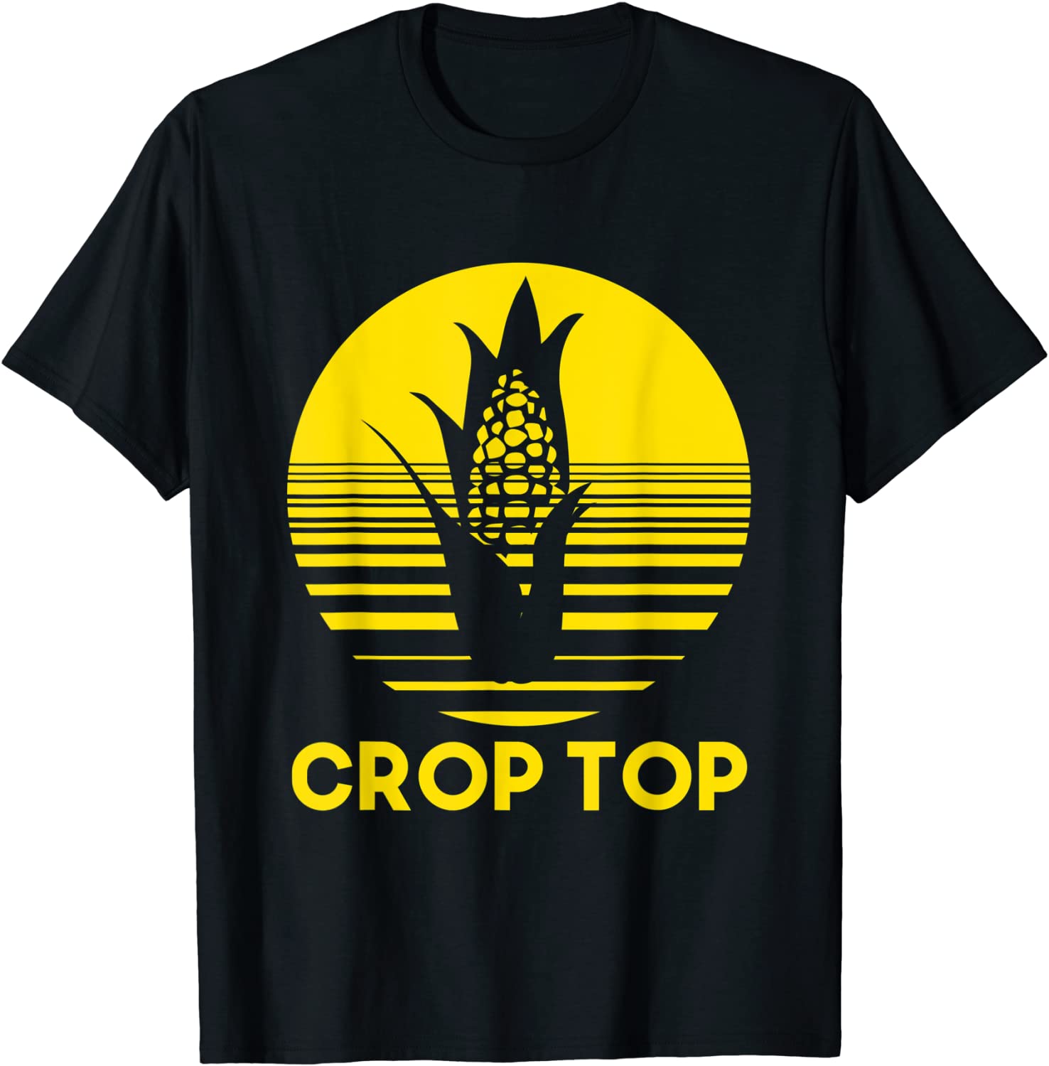 Corn Crop Top Funny Farmer Farming Corn Lover Summer Gift T-Shirt