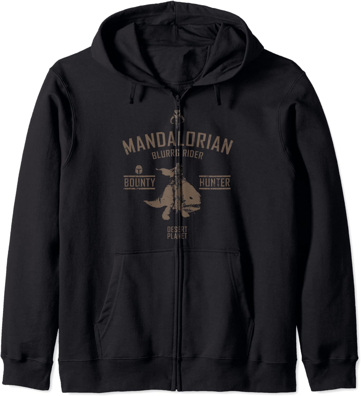 Star Wars The Mandalorian Blurrg Rider Logo Hoodie