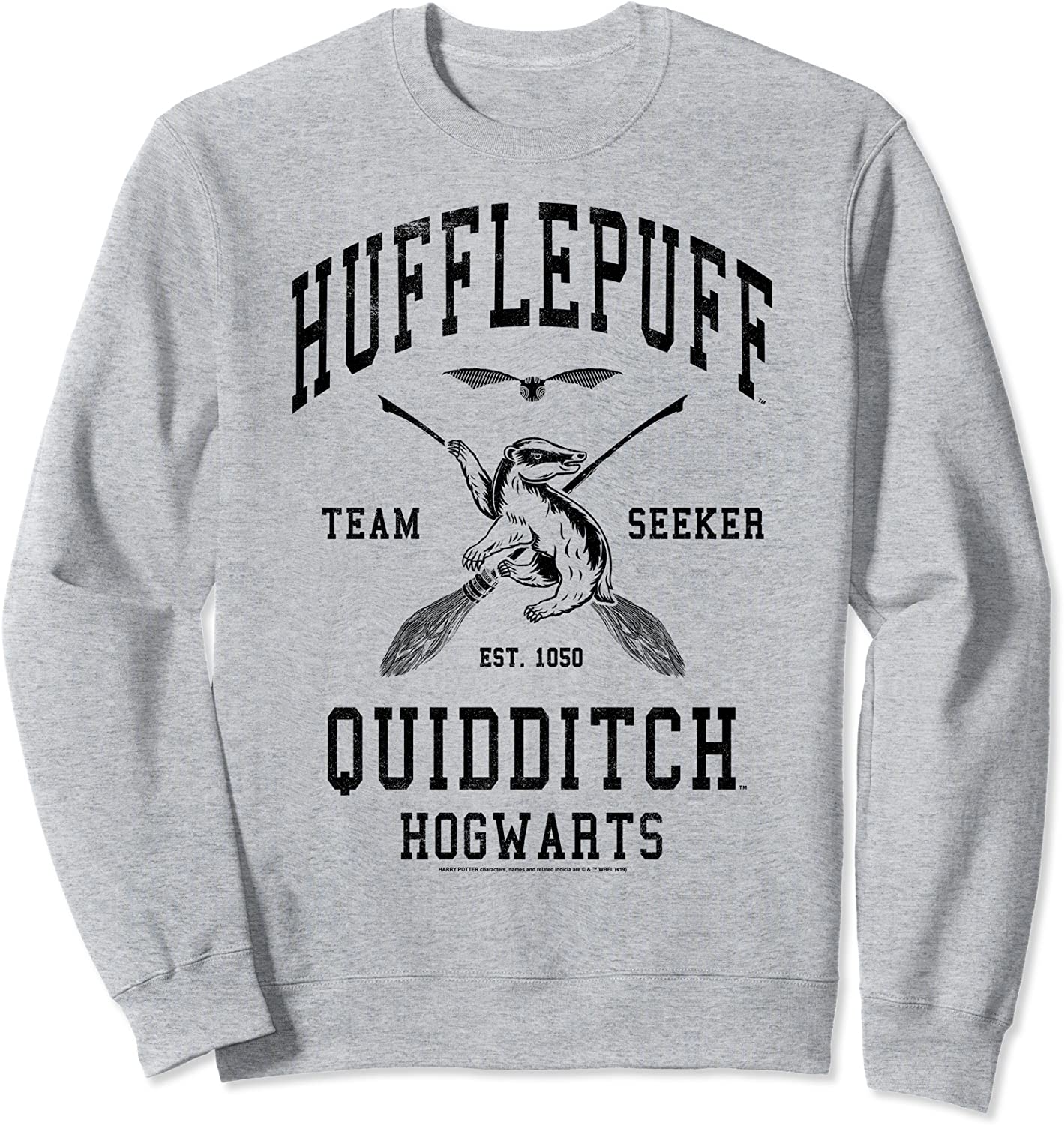 Harry Potter Hufflepuff Team Seeker Hogwarts Quidditch Sweatshirt
