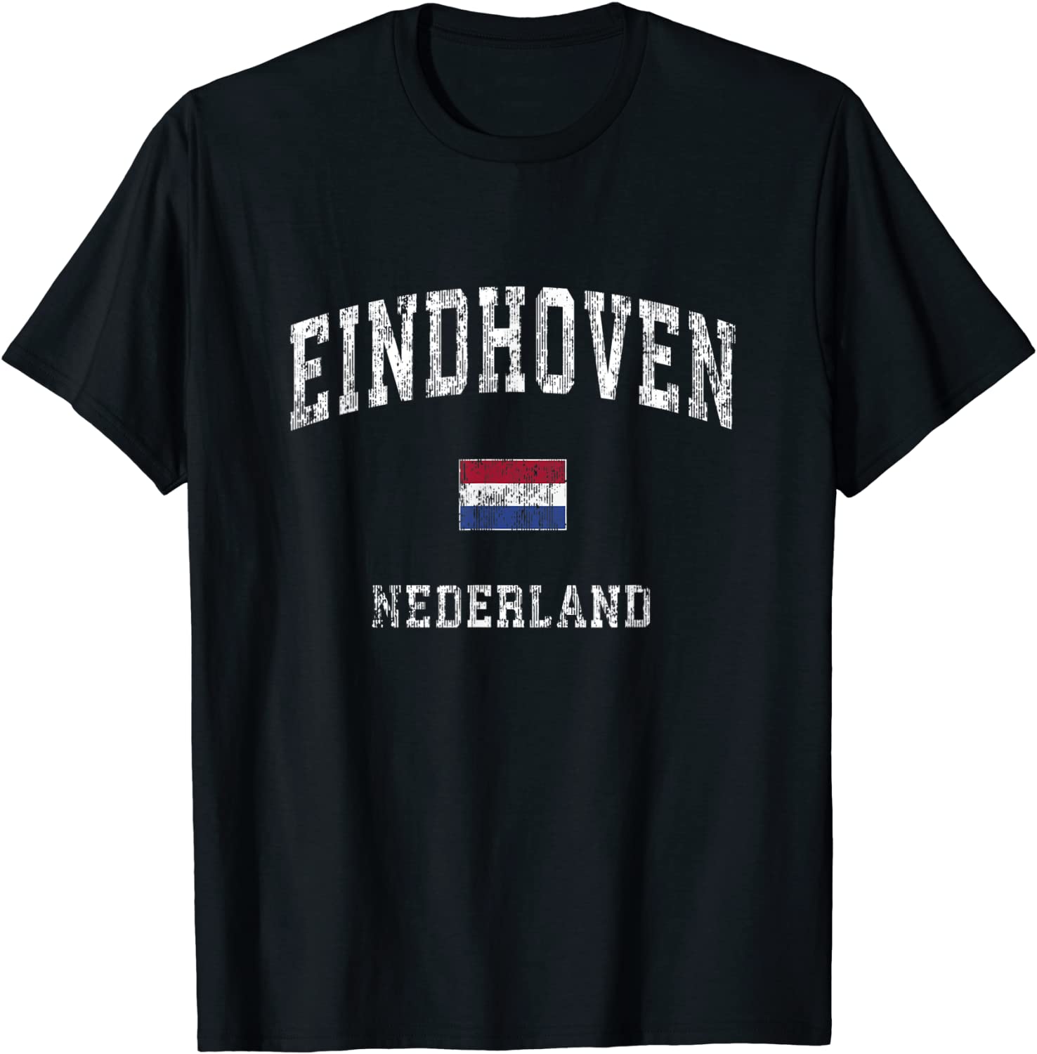 Eindhoven Nederland Vintage Athletic Sports Design T-Shirt