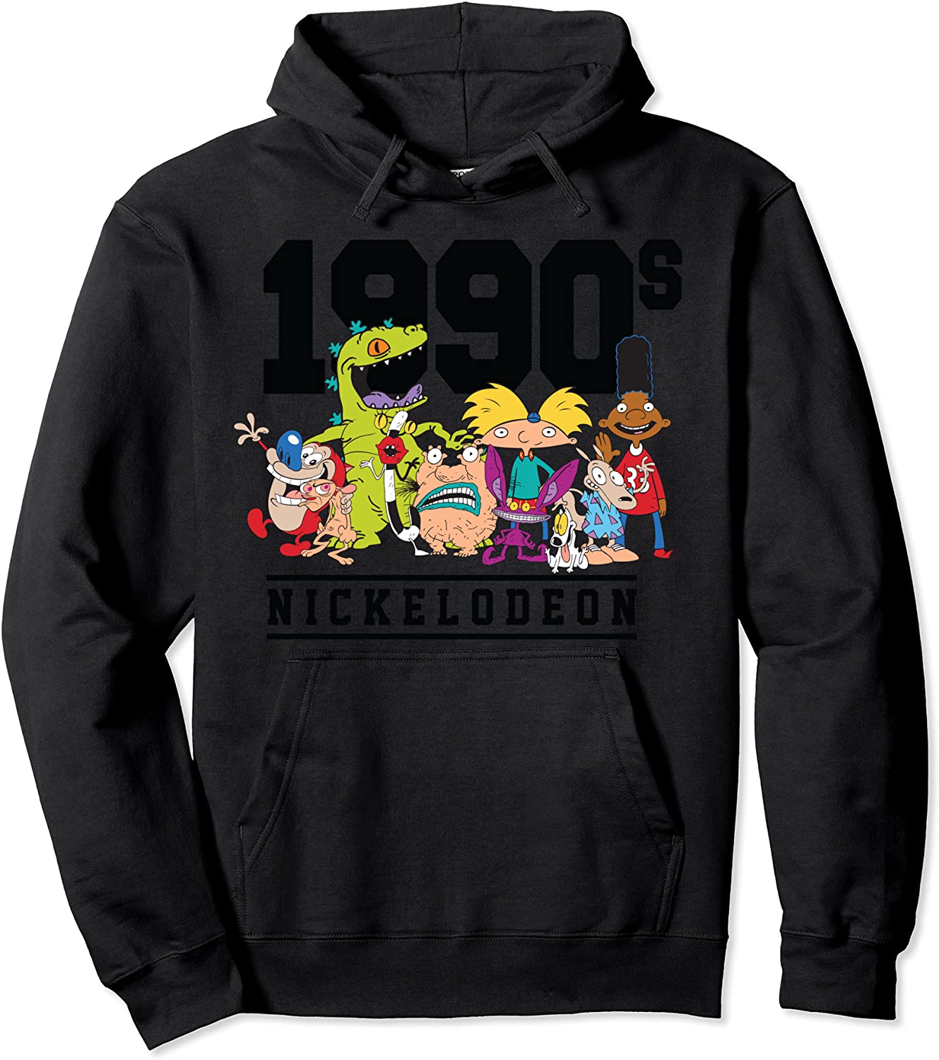 Nickelodeon 1990s Classic Cartoon Pullover Hoodie
