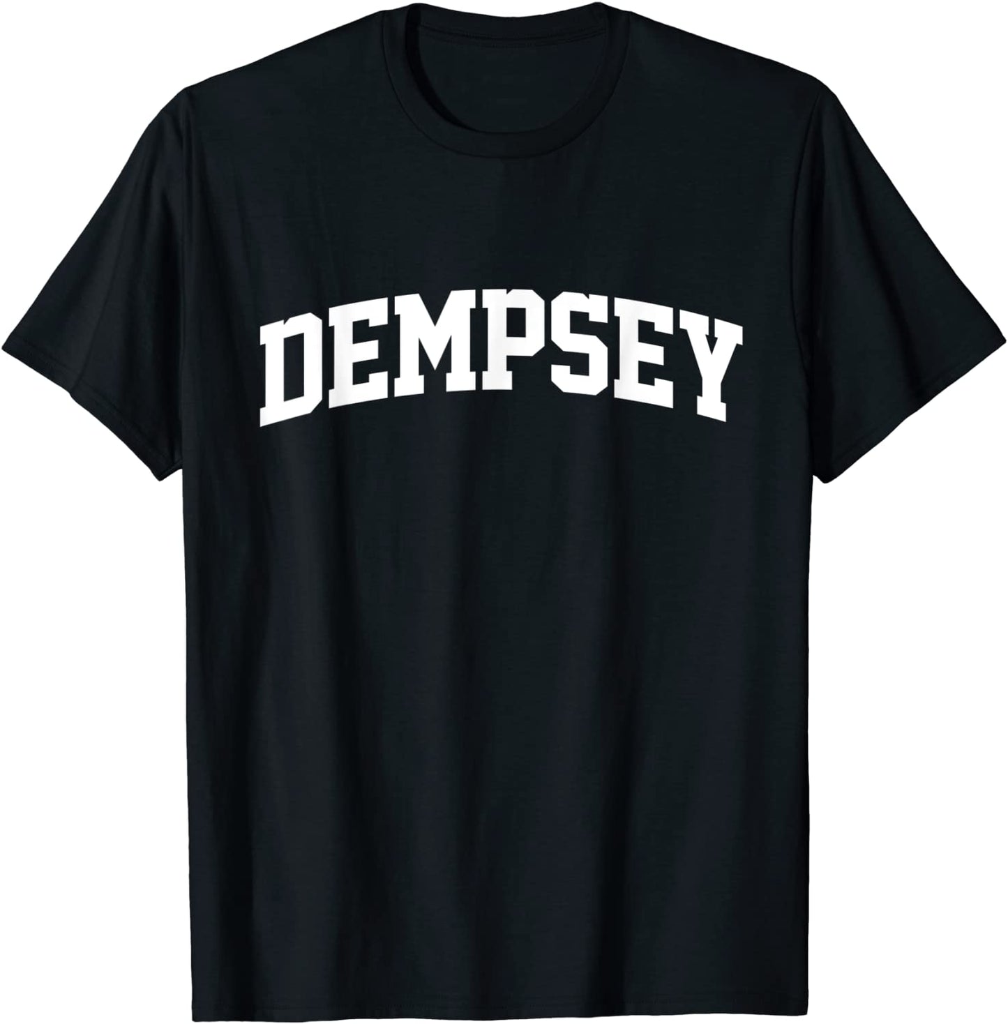 Dempsey Name First Last Retro Sports Arch T-Shirt