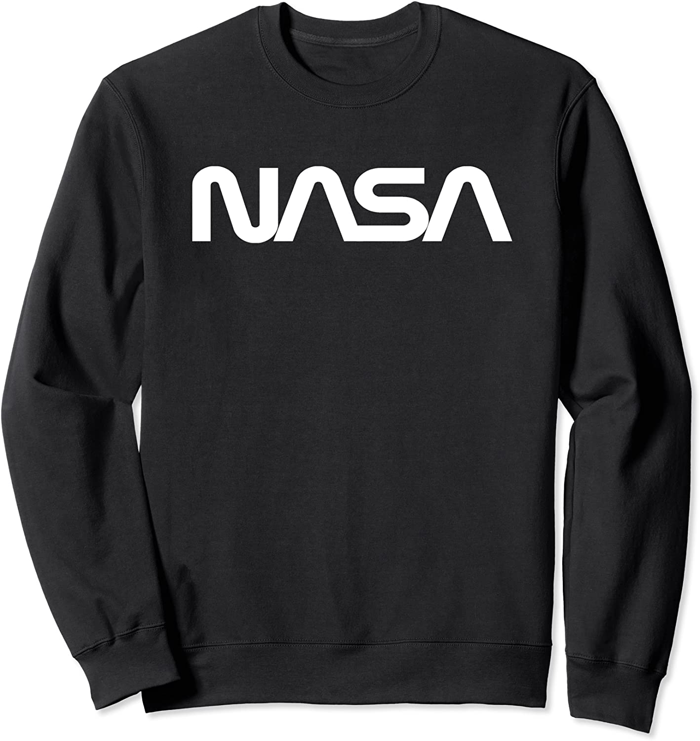 Classic NASA Worm White Logo Sweatshirt