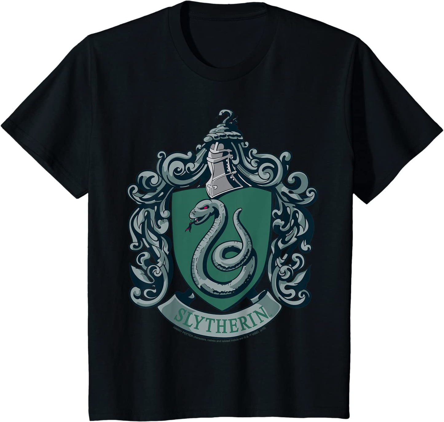 Kids Harry Potter Slytherin House Crest T-Shirt