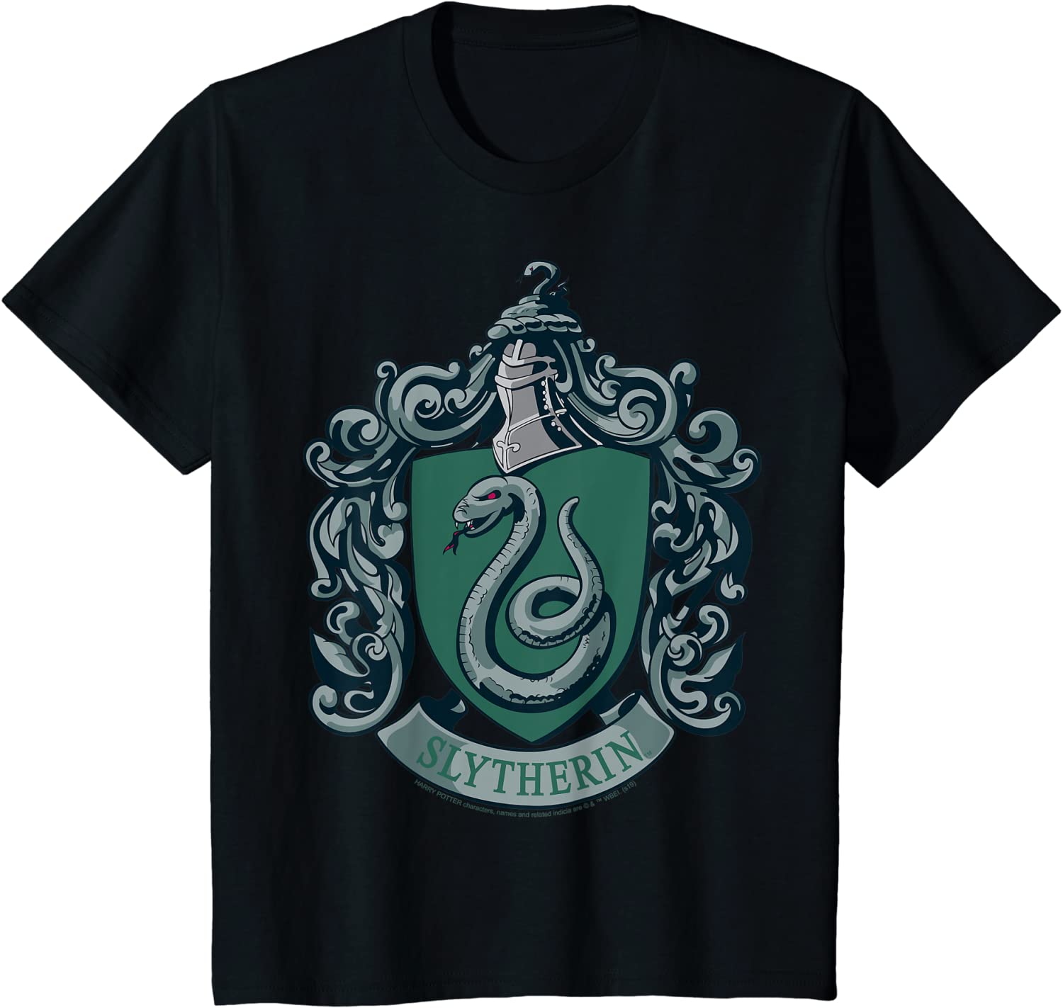 Kids Harry Potter Slytherin House Crest T-Shirt