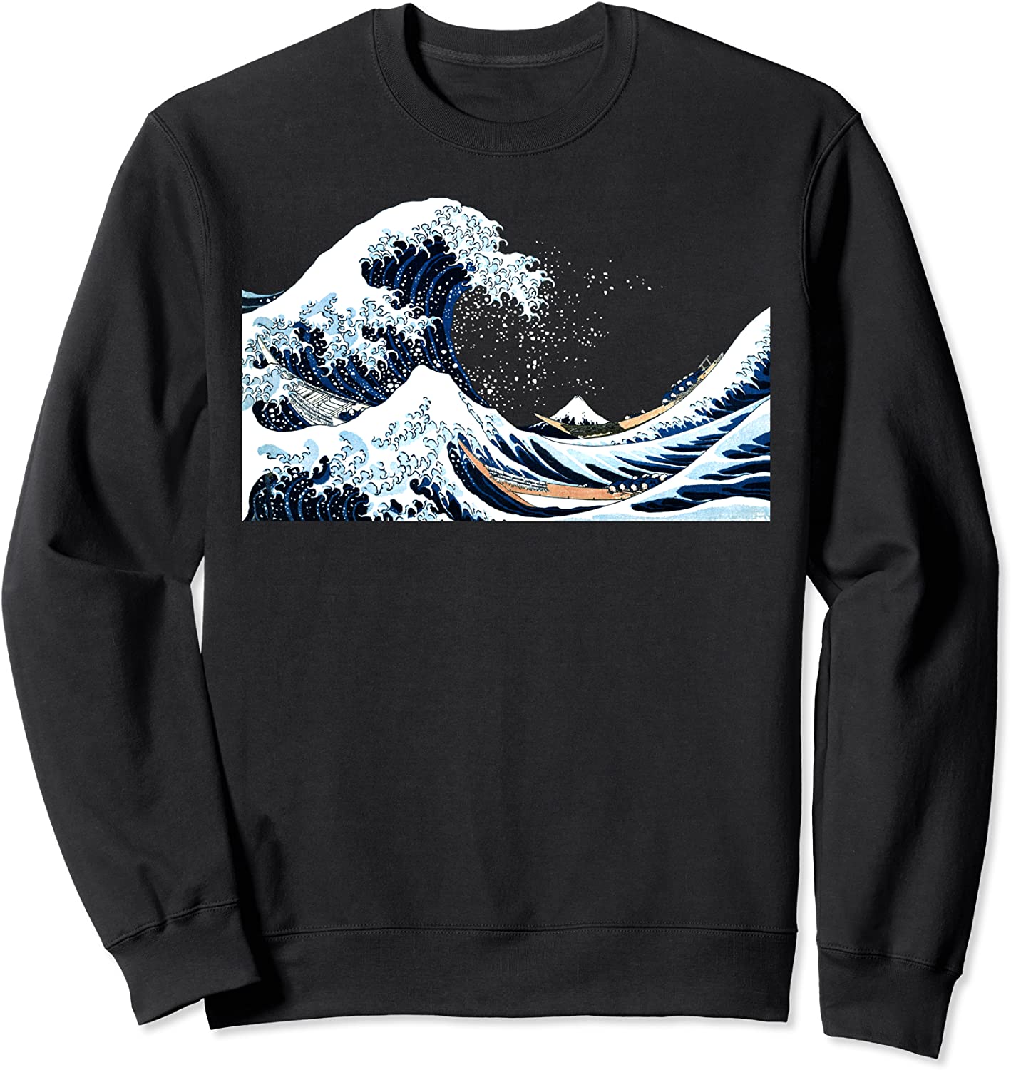 The Great Wave off Kanagawa Hokusai Japanese Art Sweatshirt