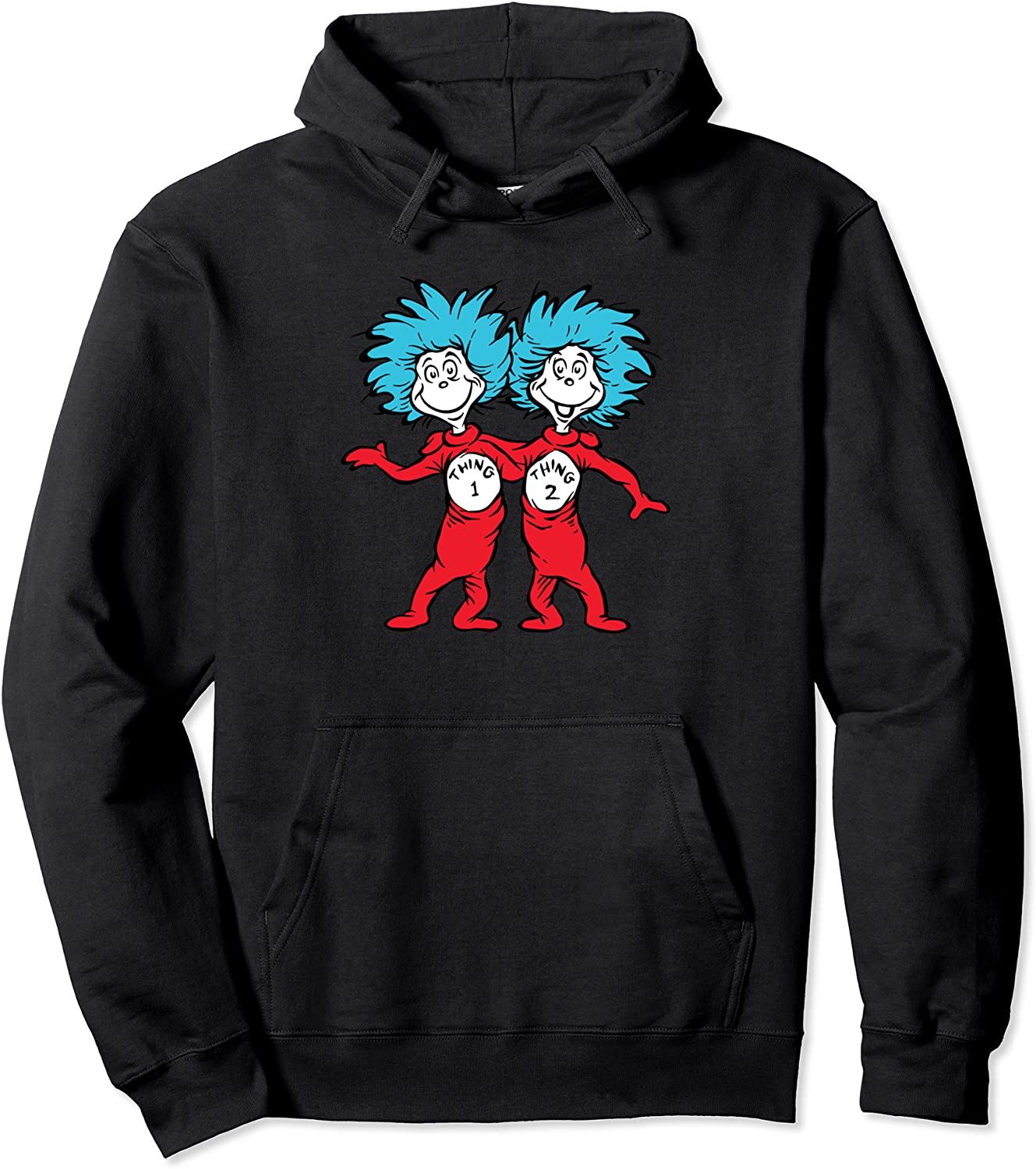 Dr Seuss Thing 1 Thing 2 Buddies Pullover Hoodie