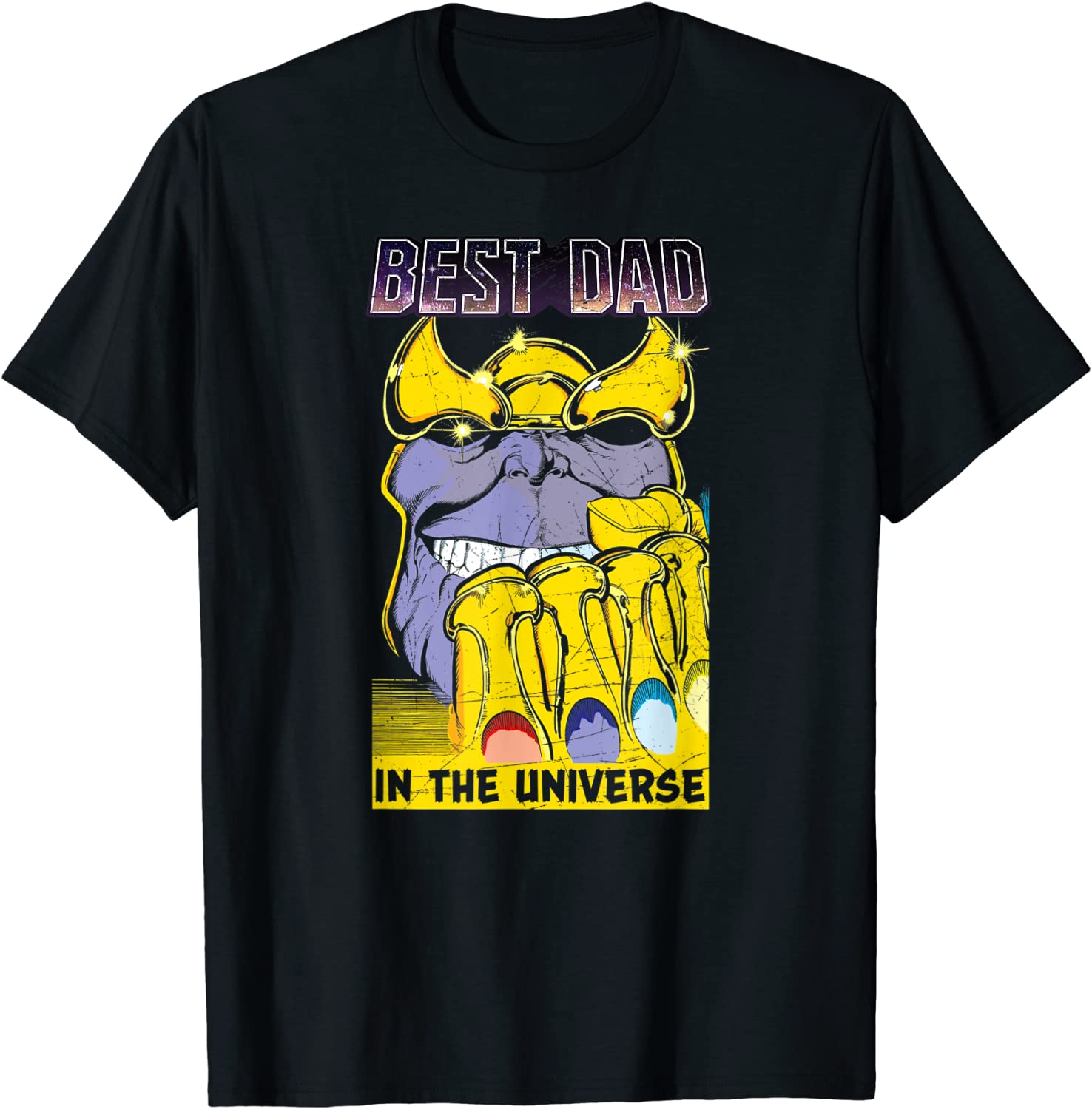 Marvel Thanos Best Dad In The Universe Mens T-Shirt
