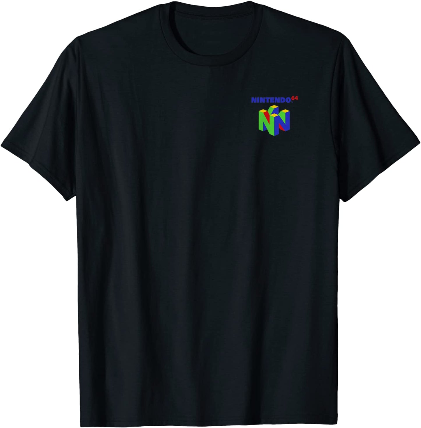 Nintendo Chest Pocket N64 Logo Graphic T-Shirt