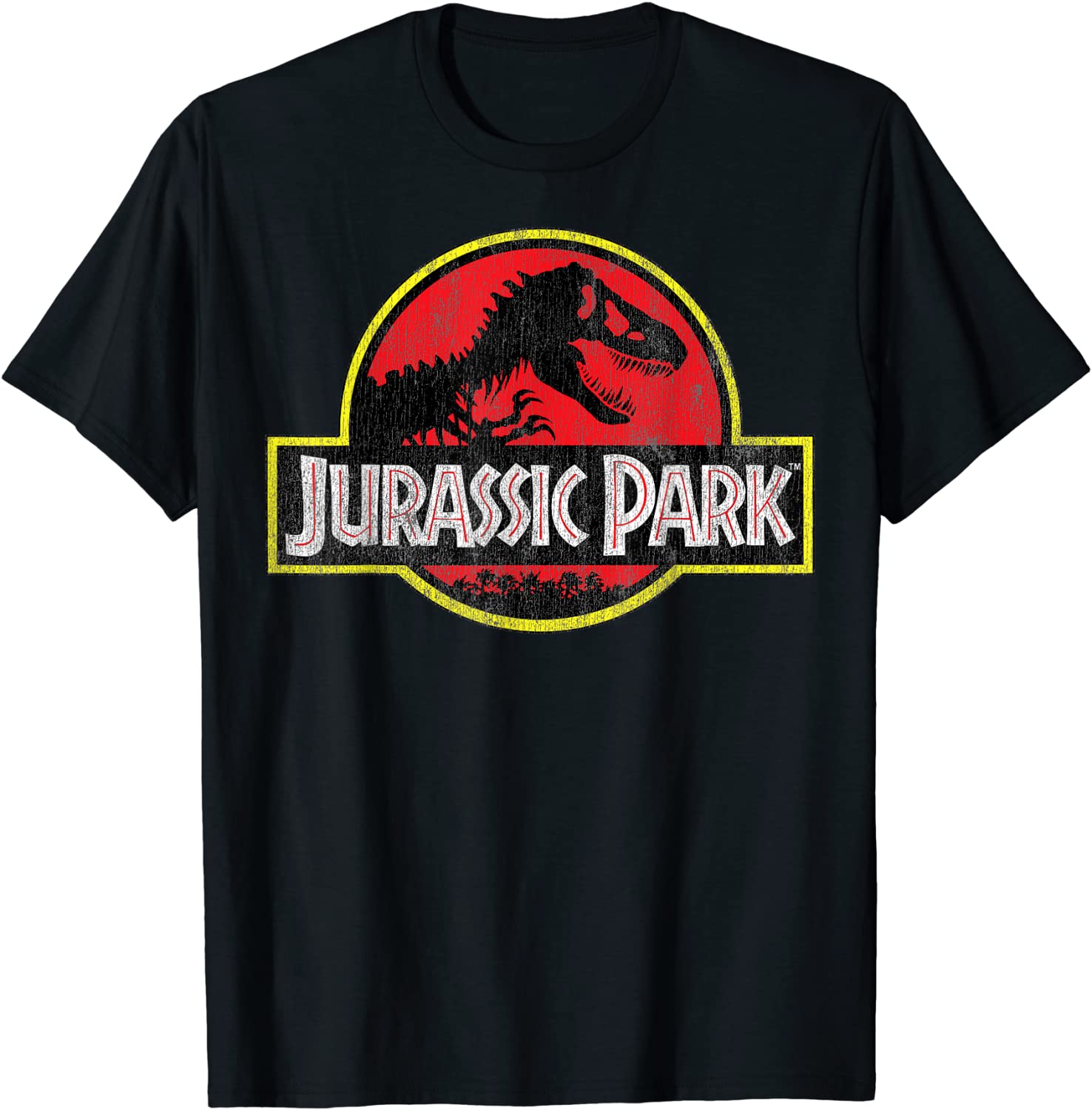 Jurassic Park Distressed Original Park Logo T-Shirt