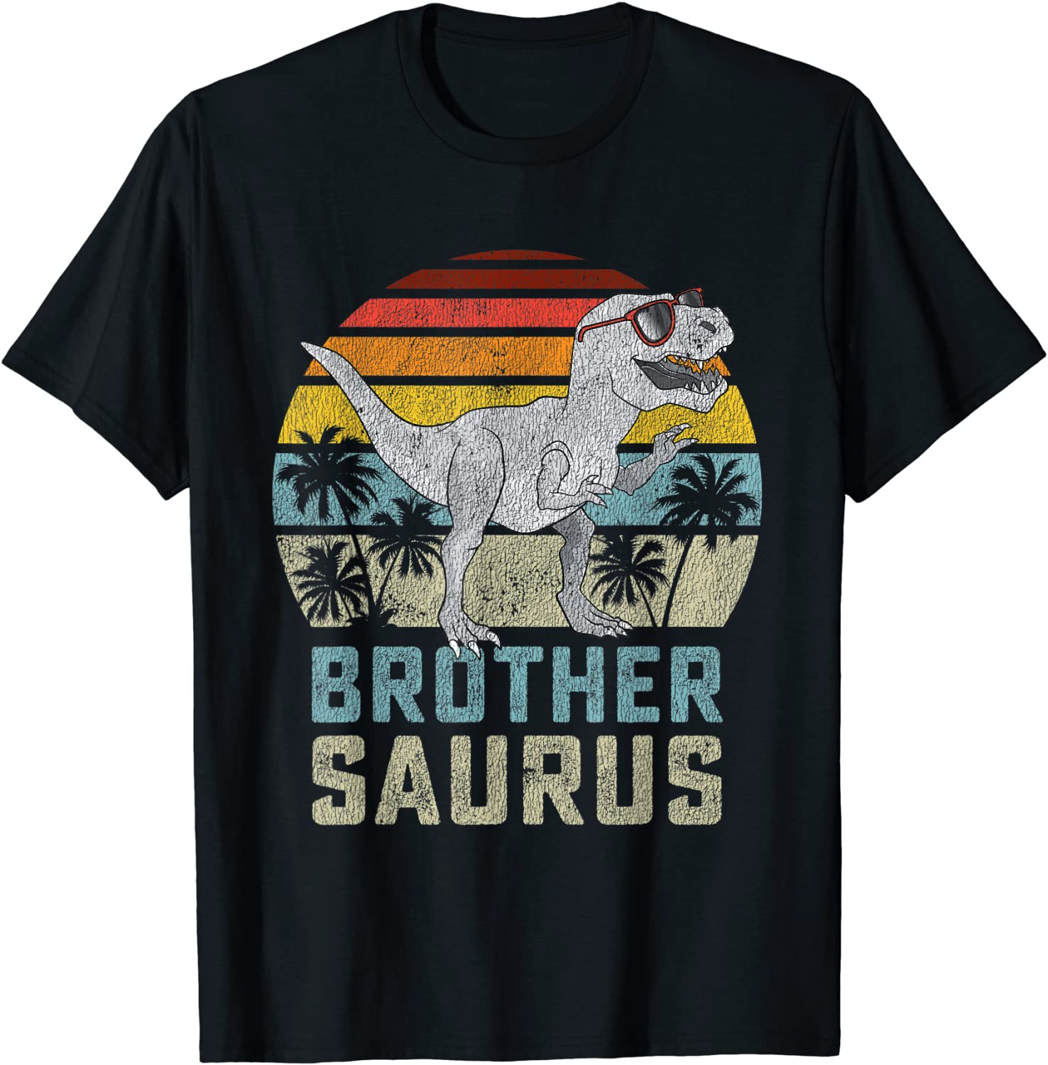 Brothersaurus T Rex Dinosaur Brother Saurus Family Matching T-Shirt
