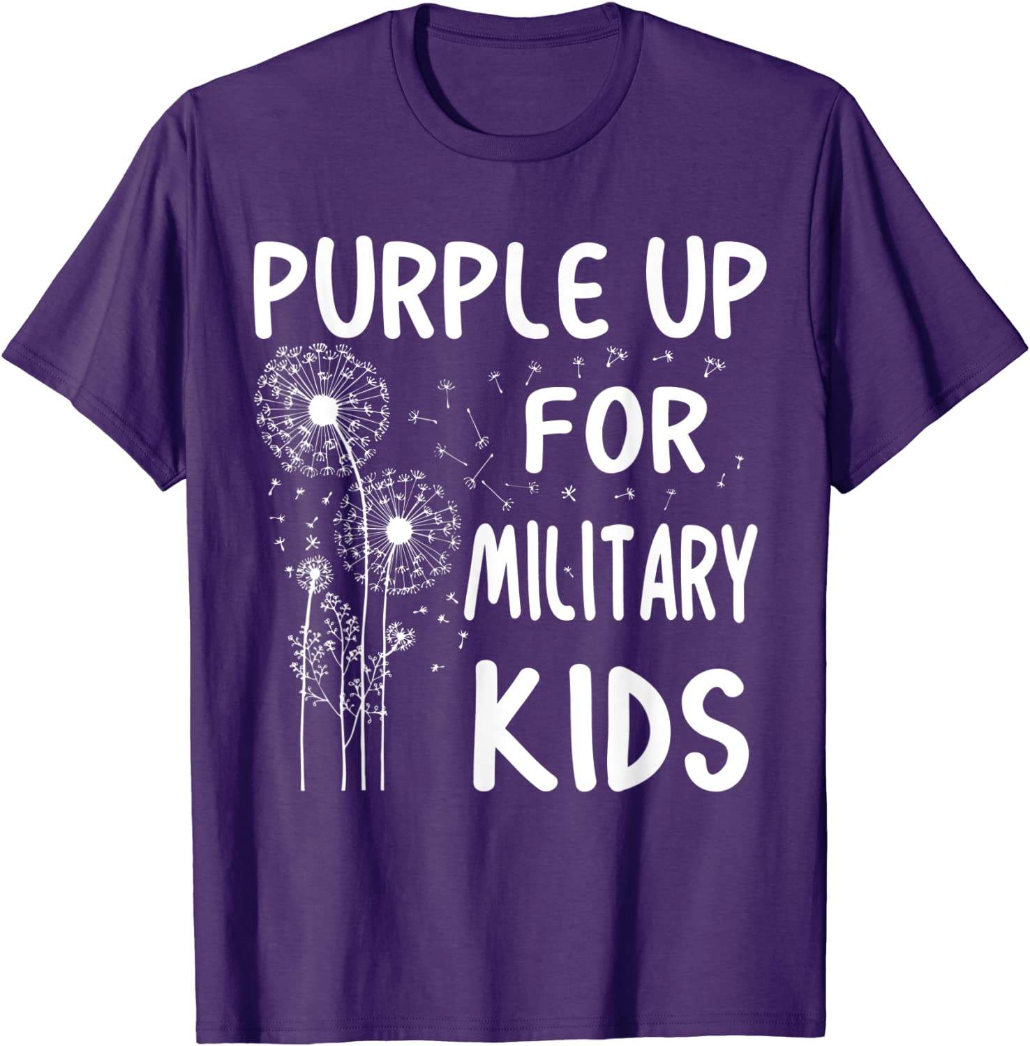 Purple up for Military Kids - Month of the Military Child T-Shirt