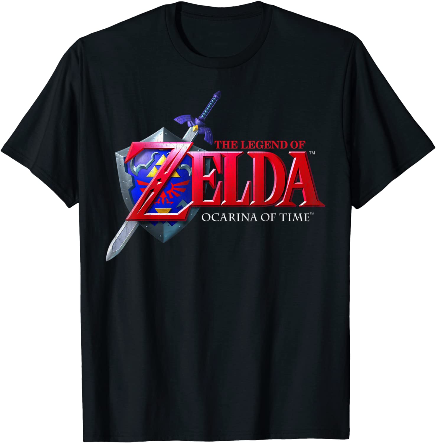 Nintendo Zelda Ocarina of Time Classic Logo Graphic T-Shirt