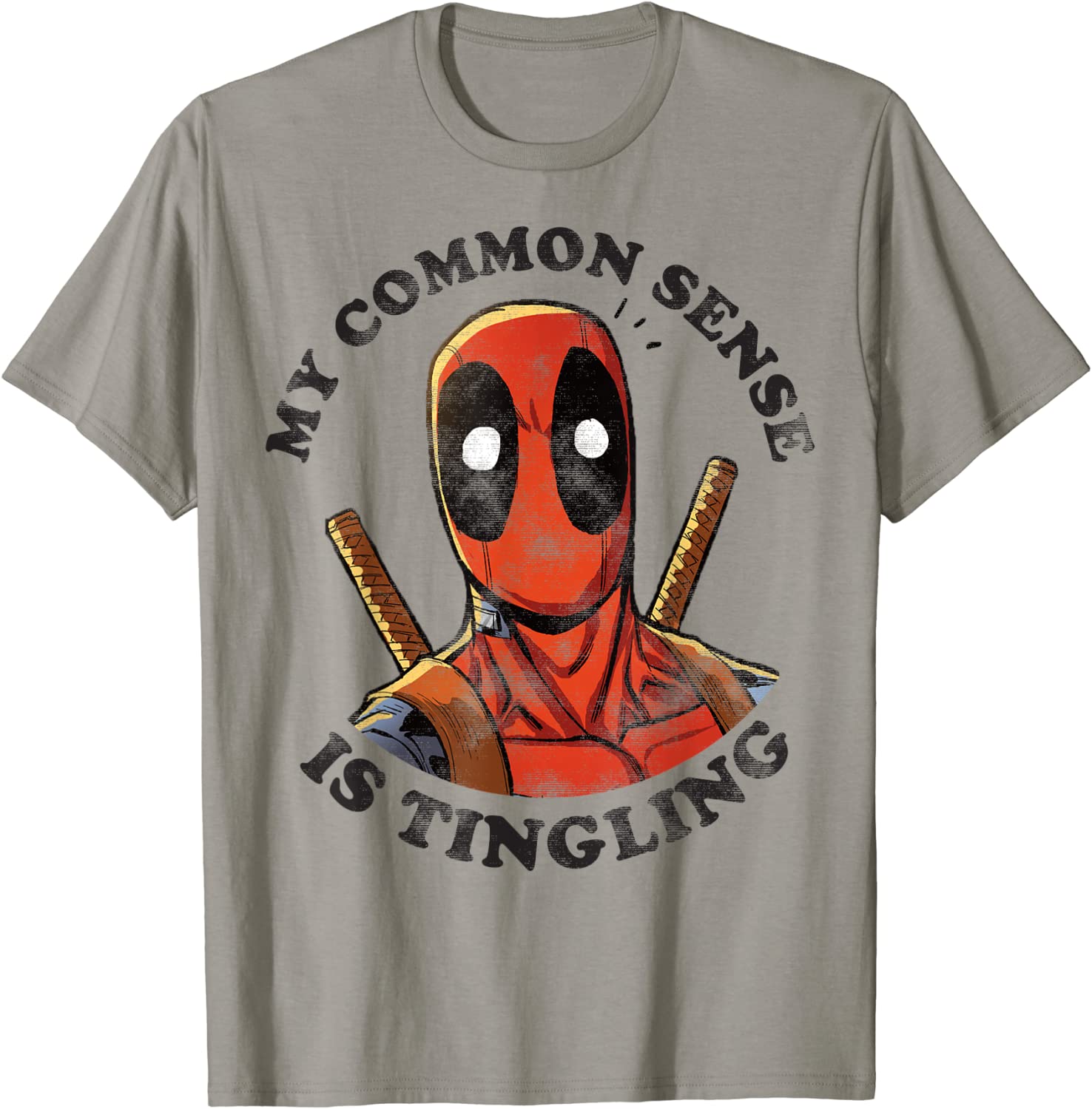 Marvel Deadpool Common Sense is Tingling Graphic T-Shirt T-Shirt