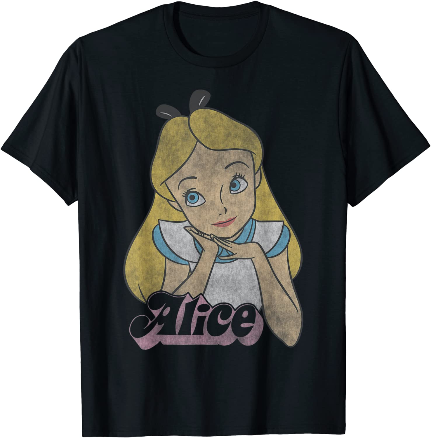 Disney Alice In Wonderland Alice Simple Portrait T-Shirt