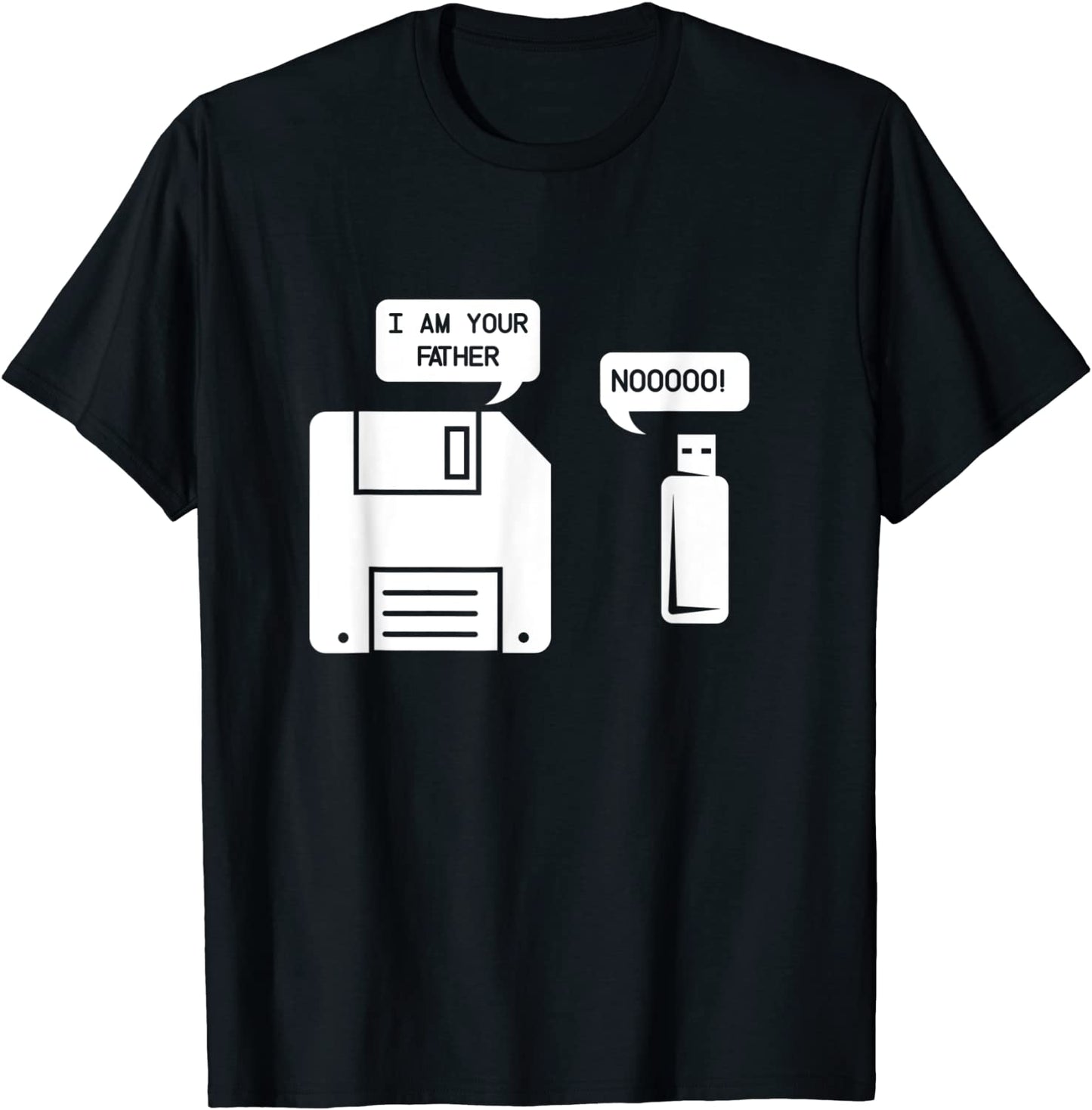 USB Floppy Disk I am Your Father T-shirt Geek Gifts Tshirt