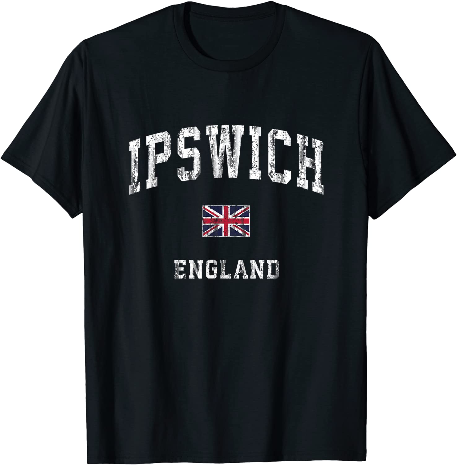 Ipswich England Vintage Athletic Sports Design T-Shirt