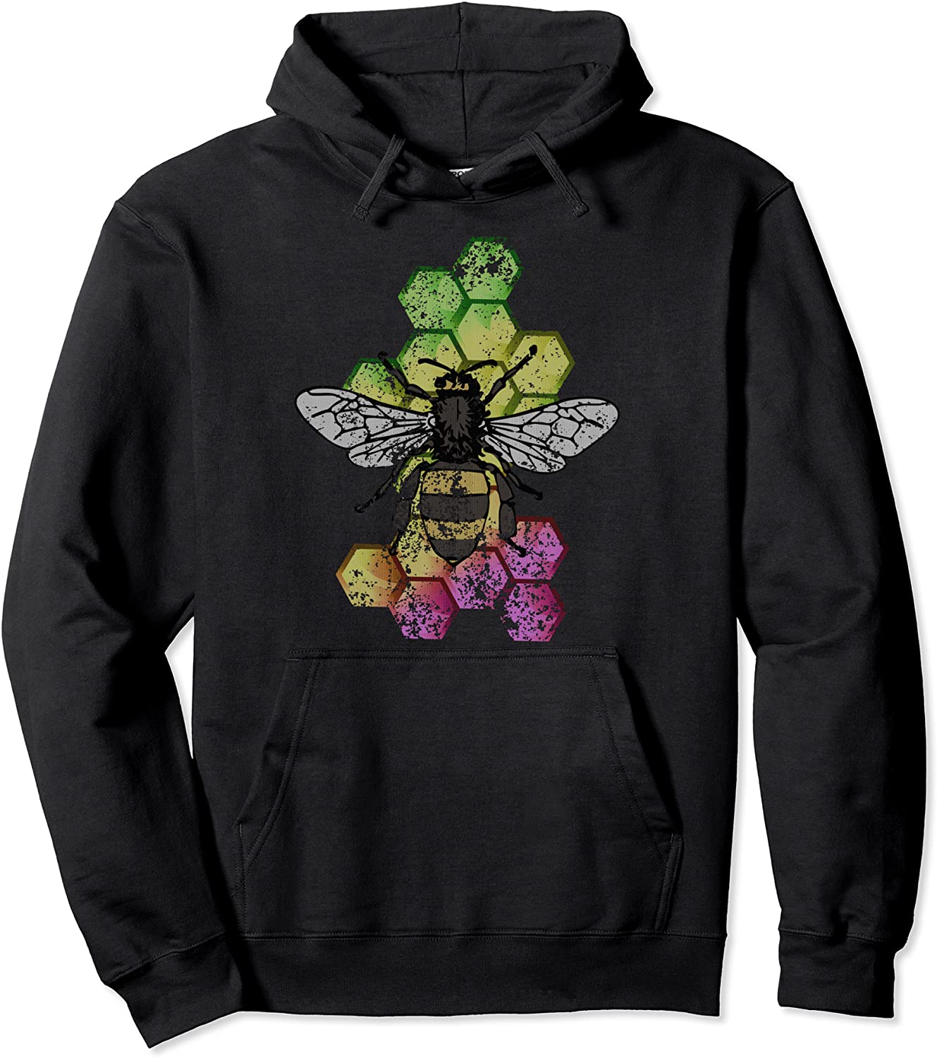 Honey Bee Beekeeping Vintage Naturalist Insect Pullover Hoodie