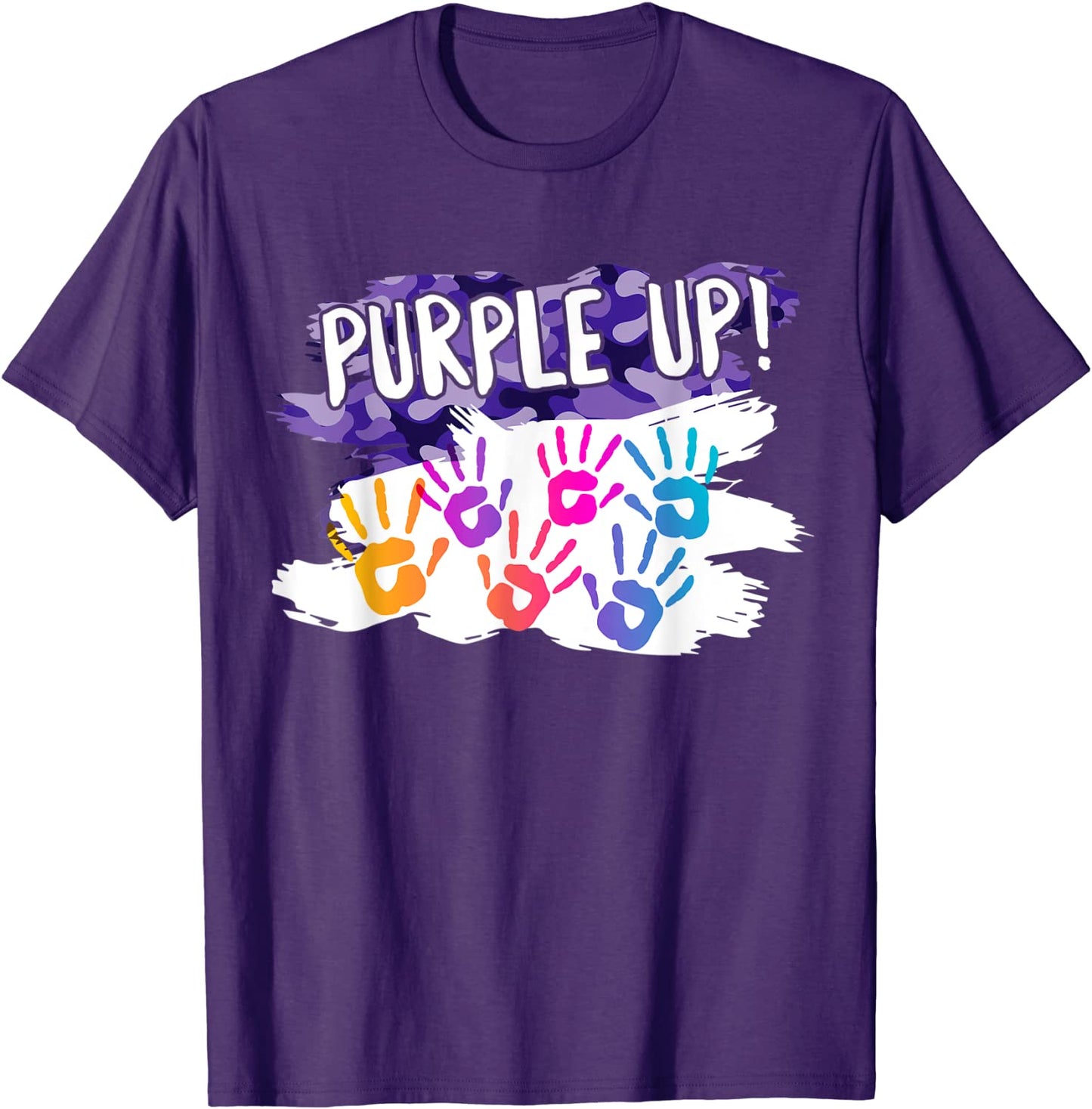 Purple Up T Shirt Month Of Military Child Kids Awareness T-Shirt
