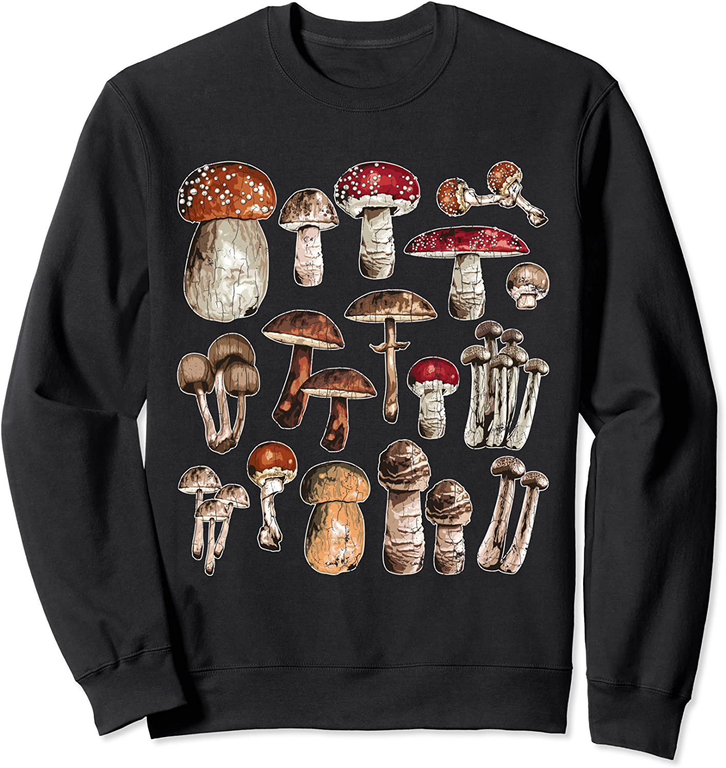 Mushroom Collecting Gifts Graphic Sweatshirt