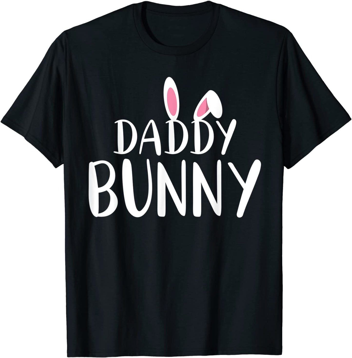 Mens Daddy Bunny Easter Shirt Pregnant Mom Matching Couple Shirts T-Shirt