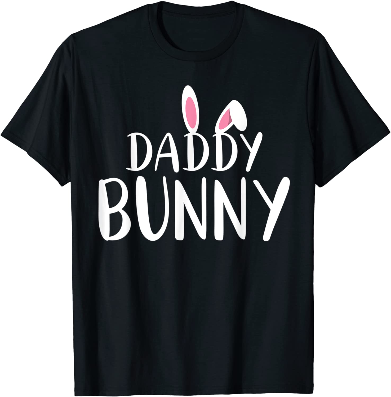 Mens Daddy Bunny Easter Shirt Pregnant Mom Matching Couple Shirts T-Shirt