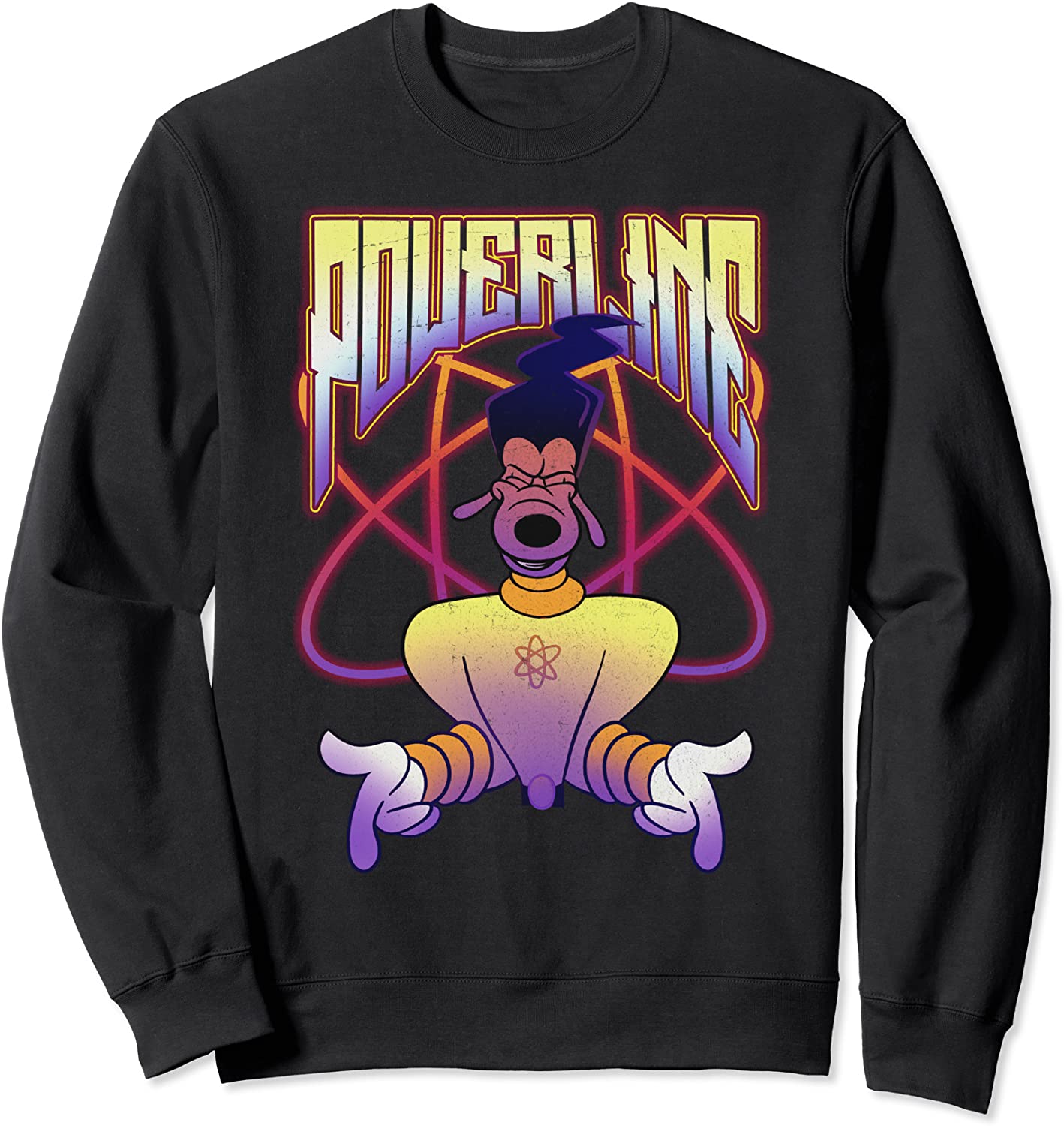 Disney A Goofy Movie Powerline Logo Portrait Sweatshirt