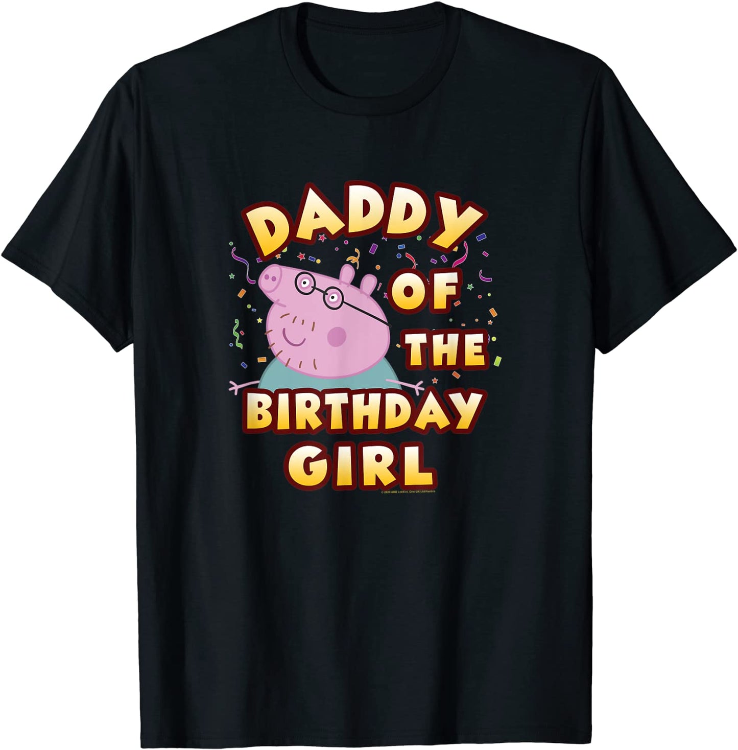 Mens Peppa Pig Daddy Of The Birthday Girl T-Shirt