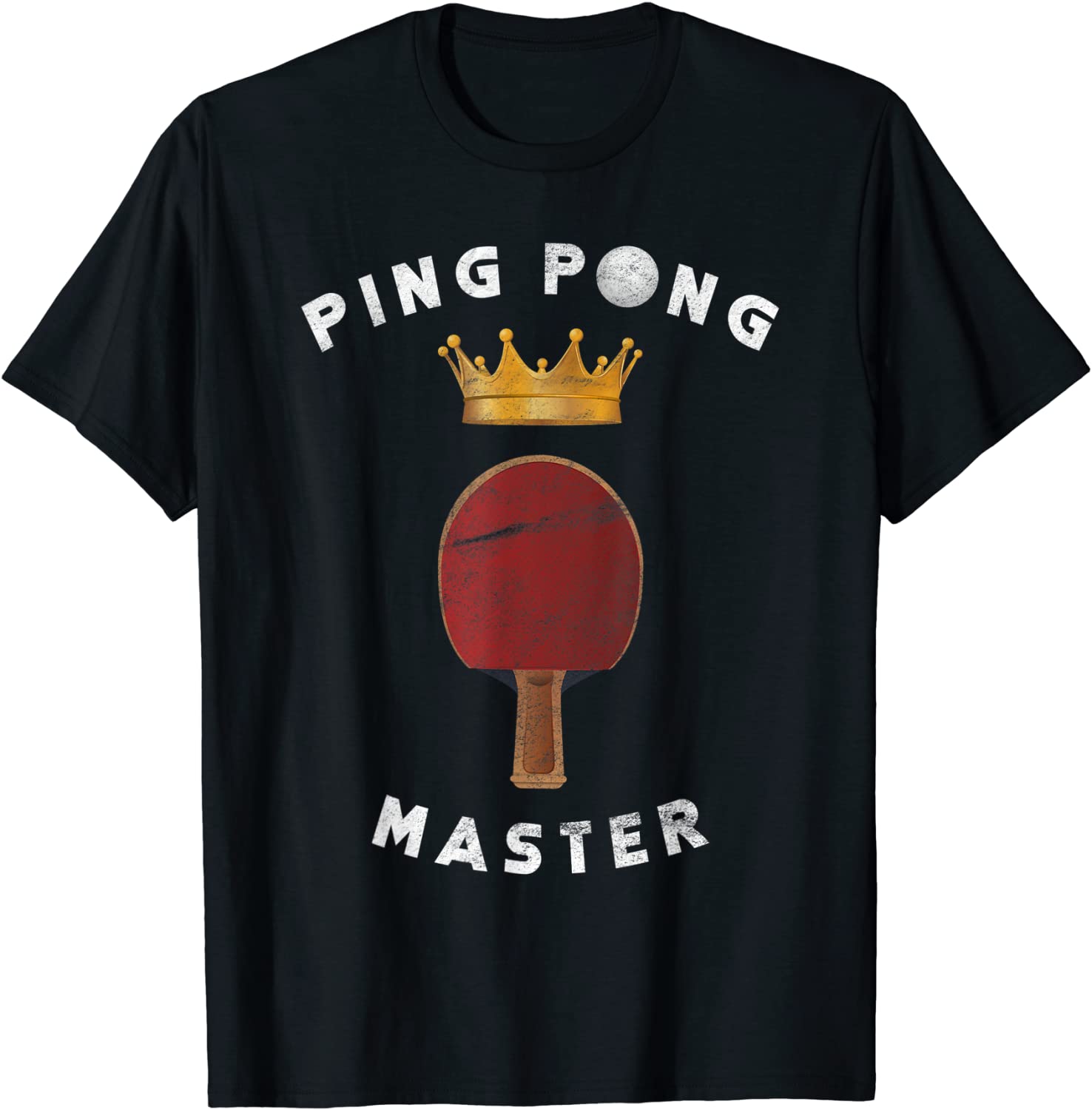 Funny Ping Pong Table Tennis Master Sport Coach T-Shirt