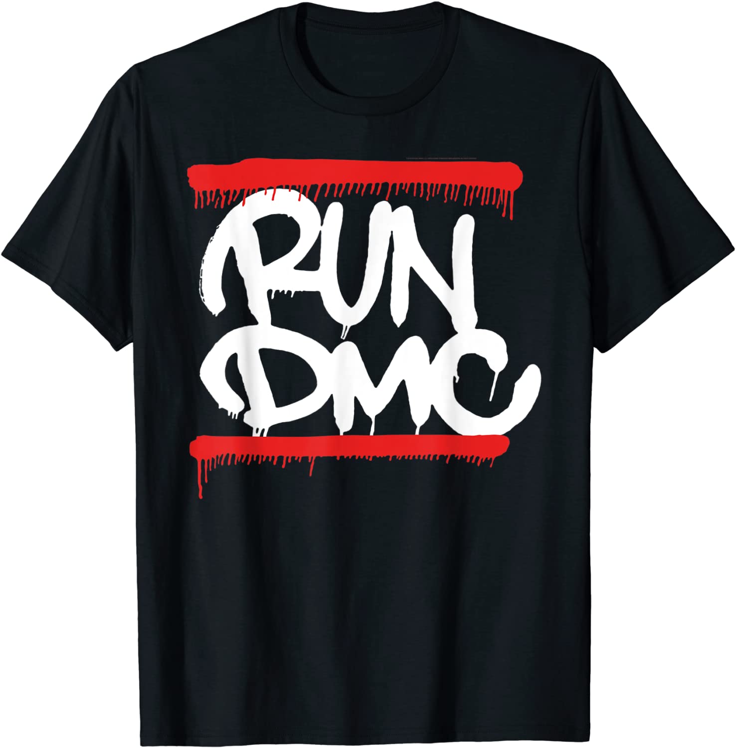 Run DMC Official Graffiti Logo T-Shirt