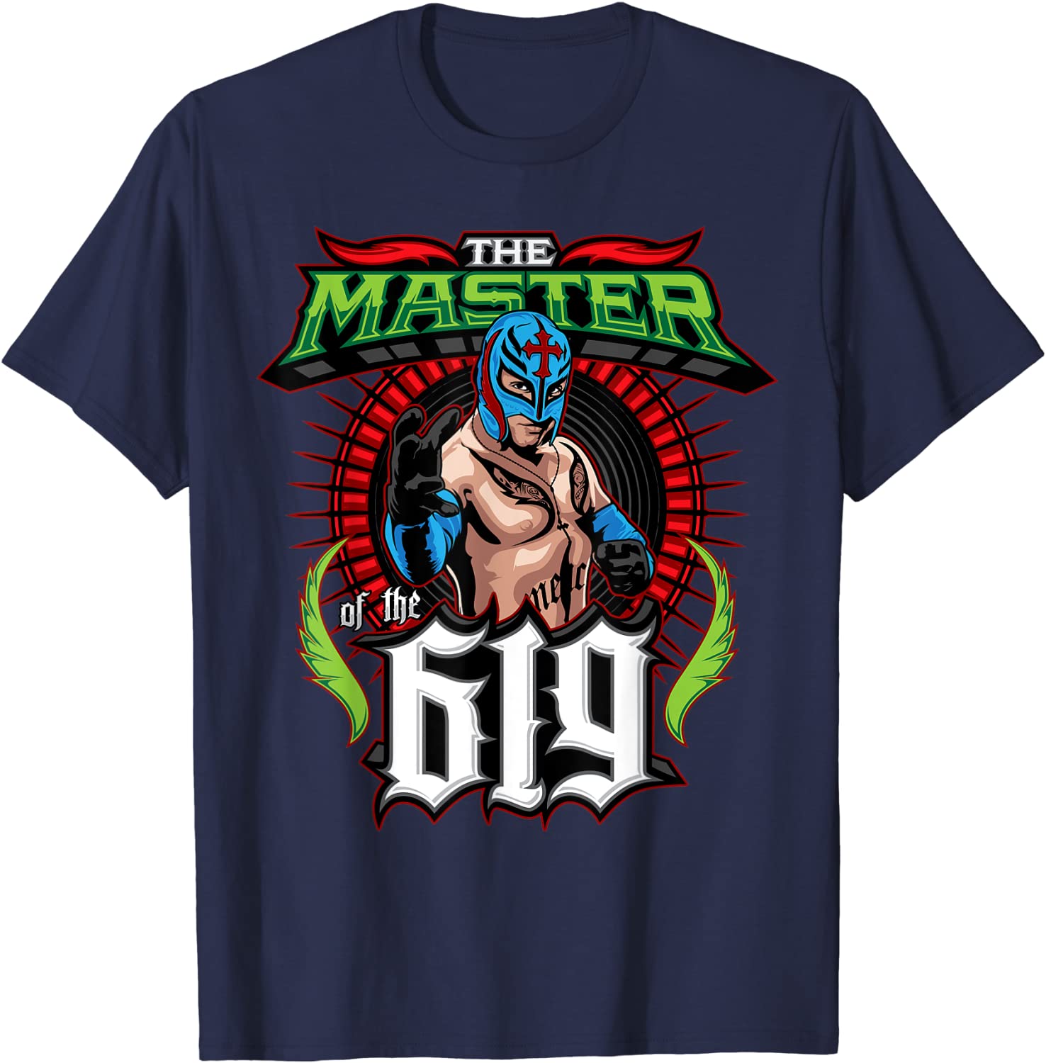 WWE Rey Mysterio Master of The 619 Graphic T-Shirt T-Shirt