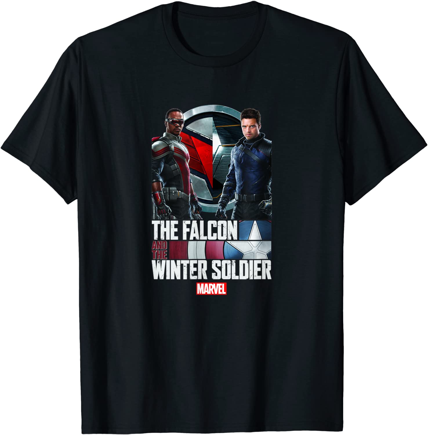 Marvel The Falcon And The Winter Soldier Poster T-Shirt