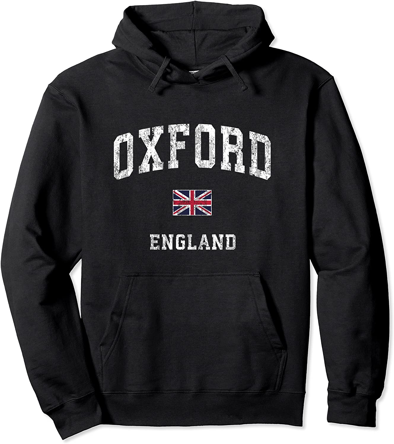 Oxford England Vintage Athletic Sports Design Pullover Hoodie