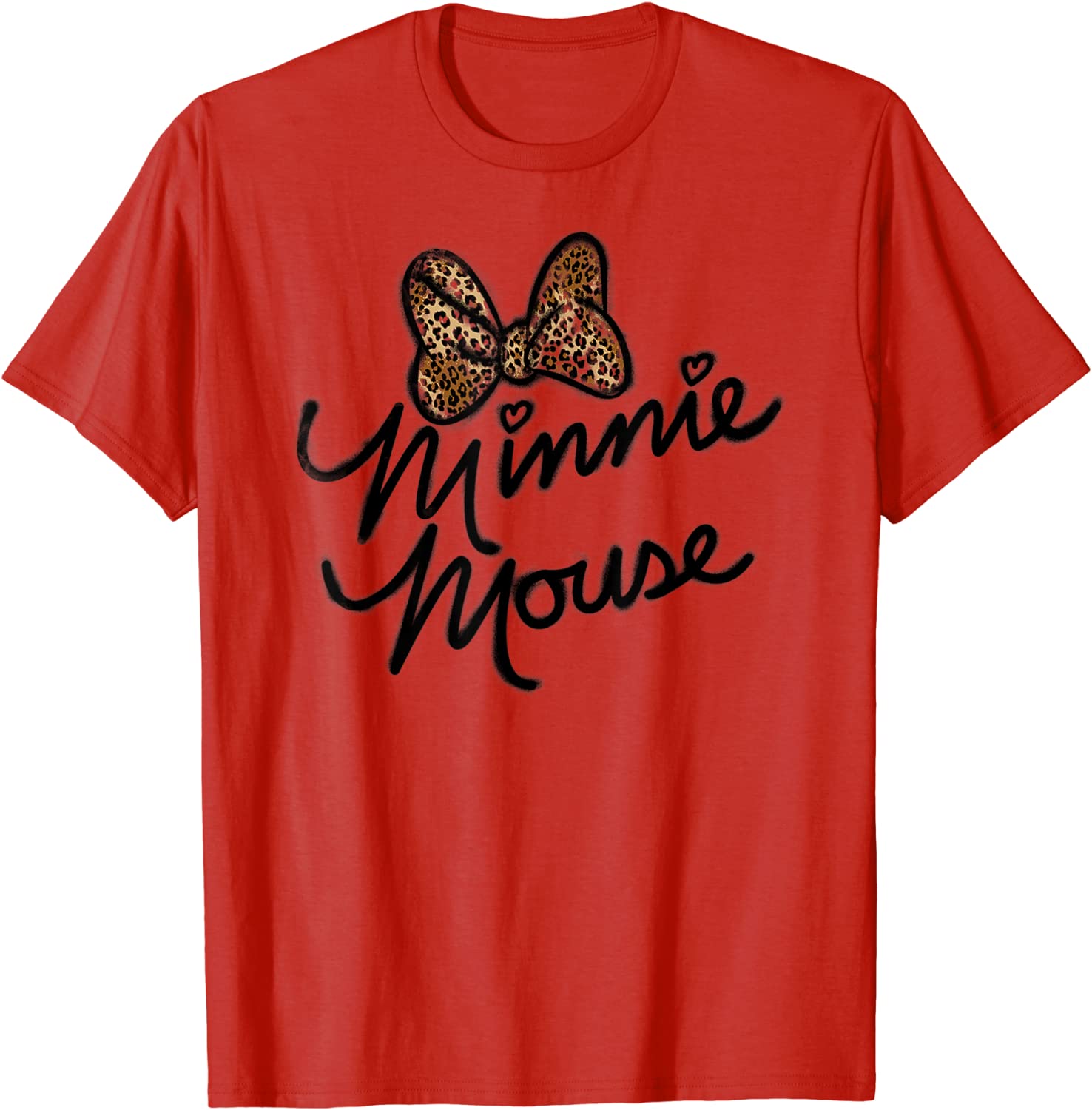 Disney Minnie Mouse Leopard Autograph T-Shirt