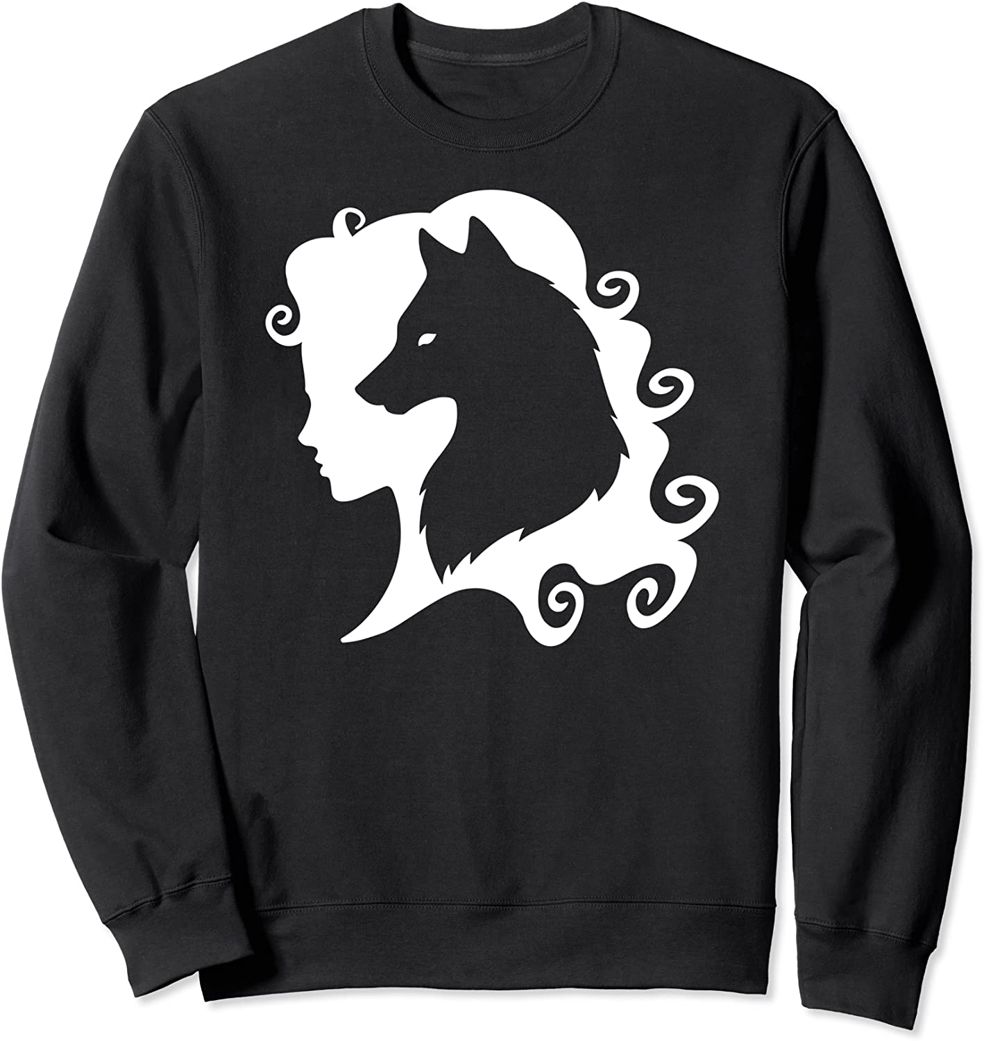 Wolf Spirit Totem Animal Guide Pagan Wiccan Cheeky Witch Sweatshirt