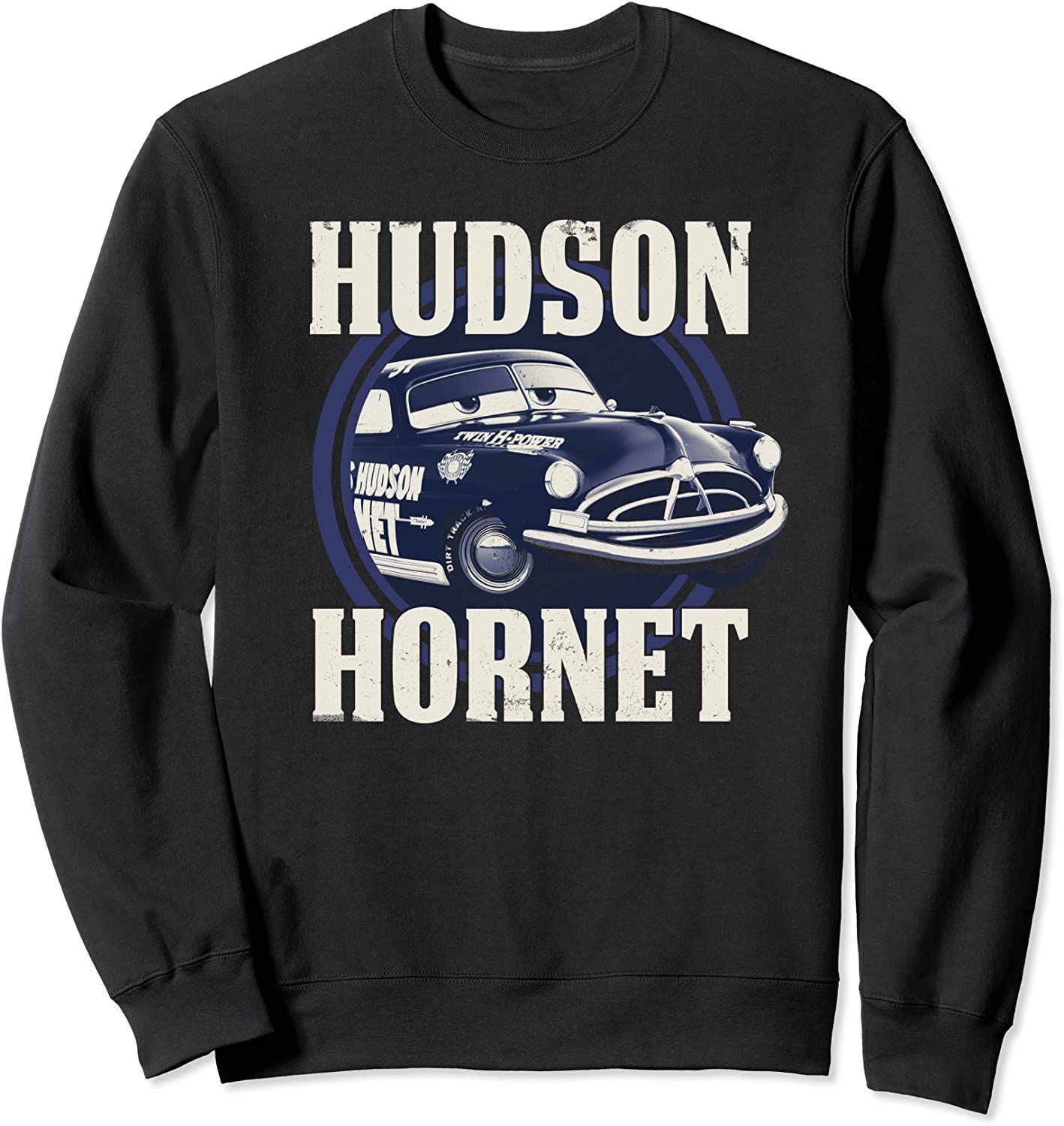 Disney Pixar Cars Hudson Hornet Badge Graphic Sweatshirt